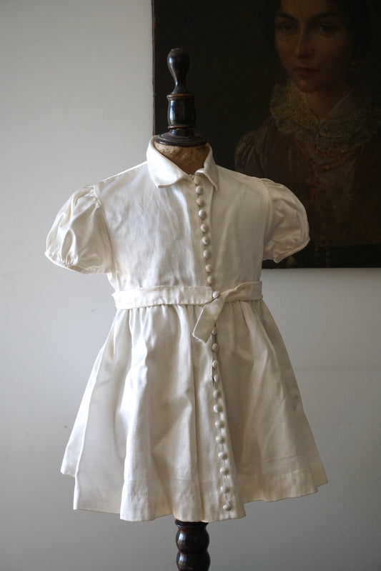 Antique French Satin Children's Dress