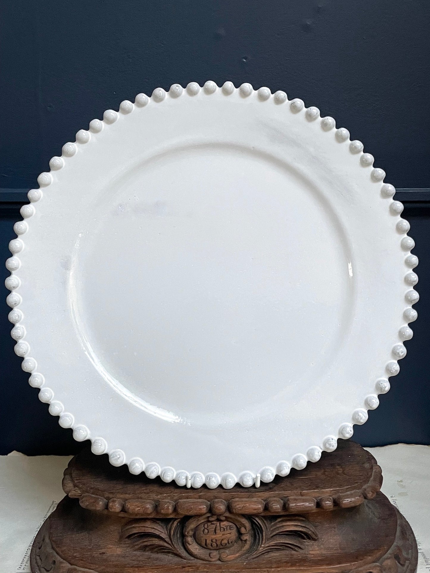 Astier de Villatte Adelaide Large Dinner Plate