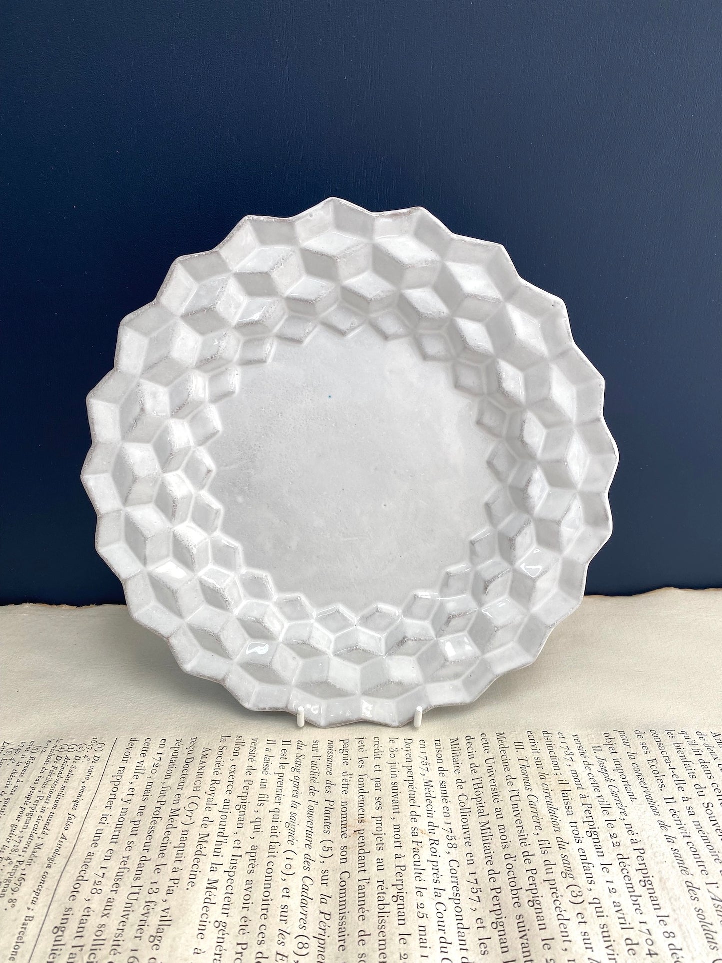 Astier de Villatte Cube Soup Plate