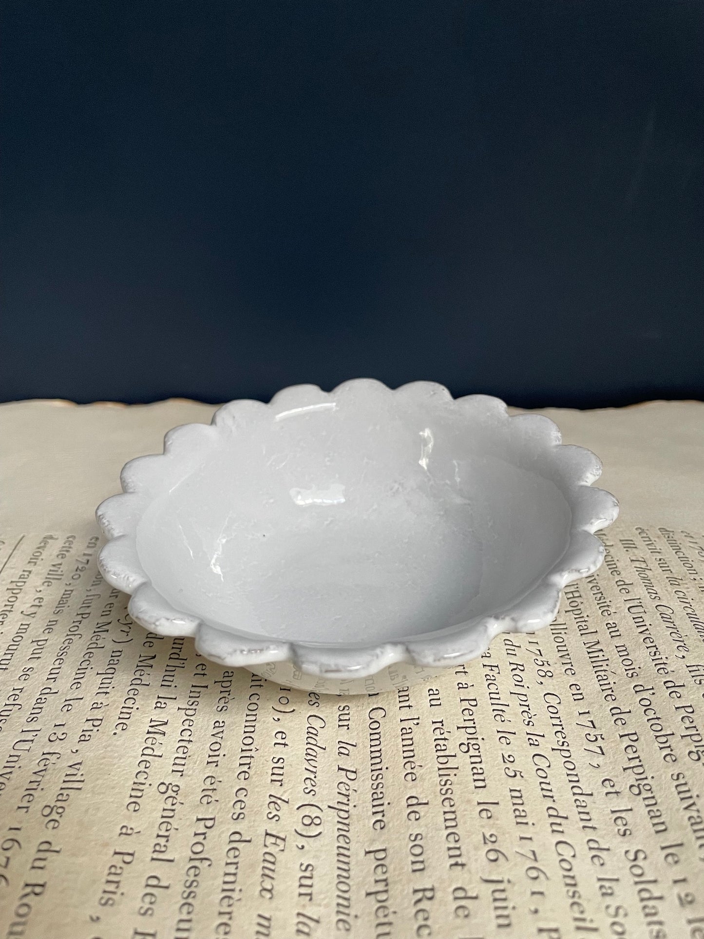 Astier de Villatte Daisy Mini Salad Bowl