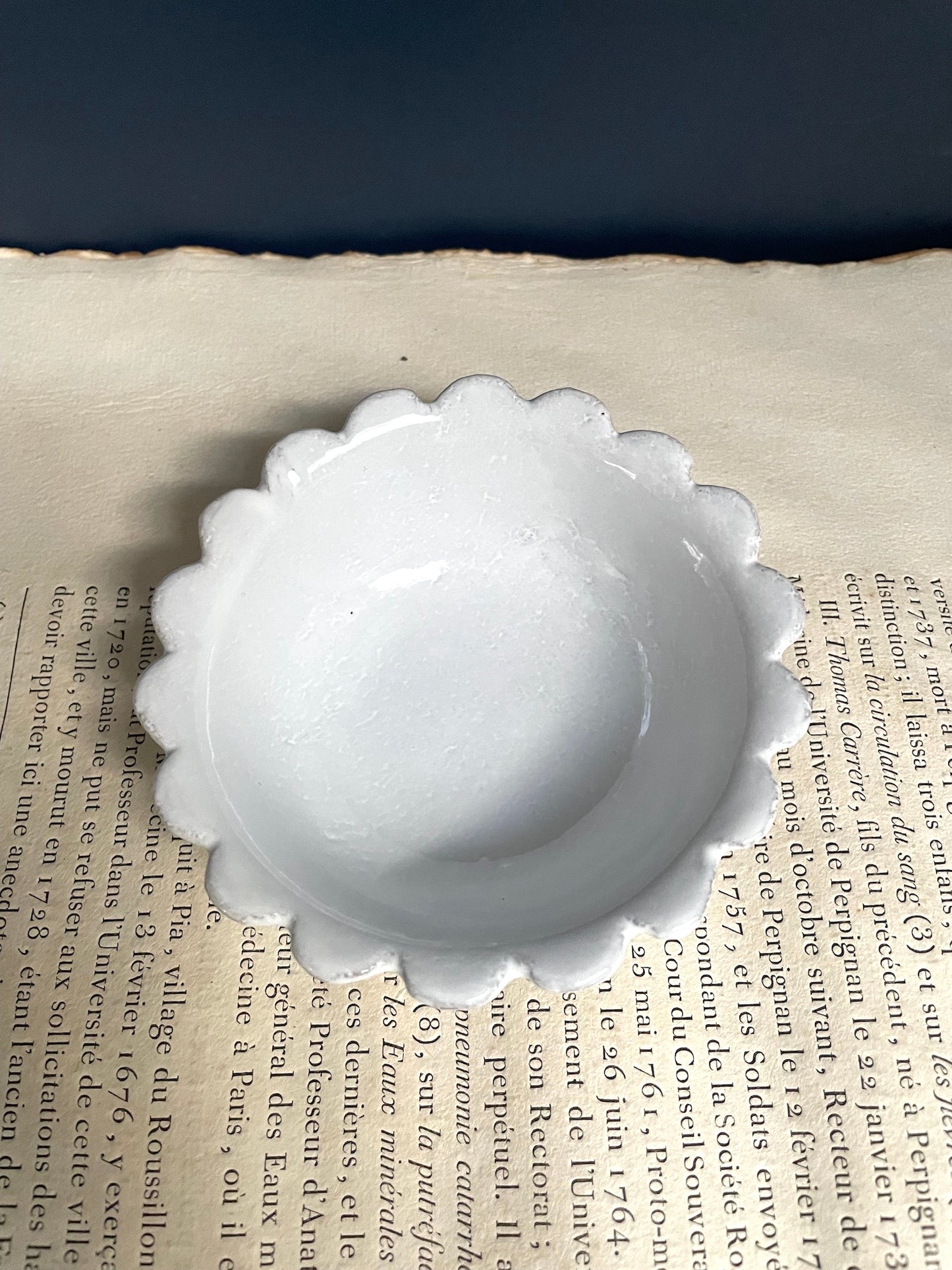 Astier de Villatte Daisy Mini Salad Bowl