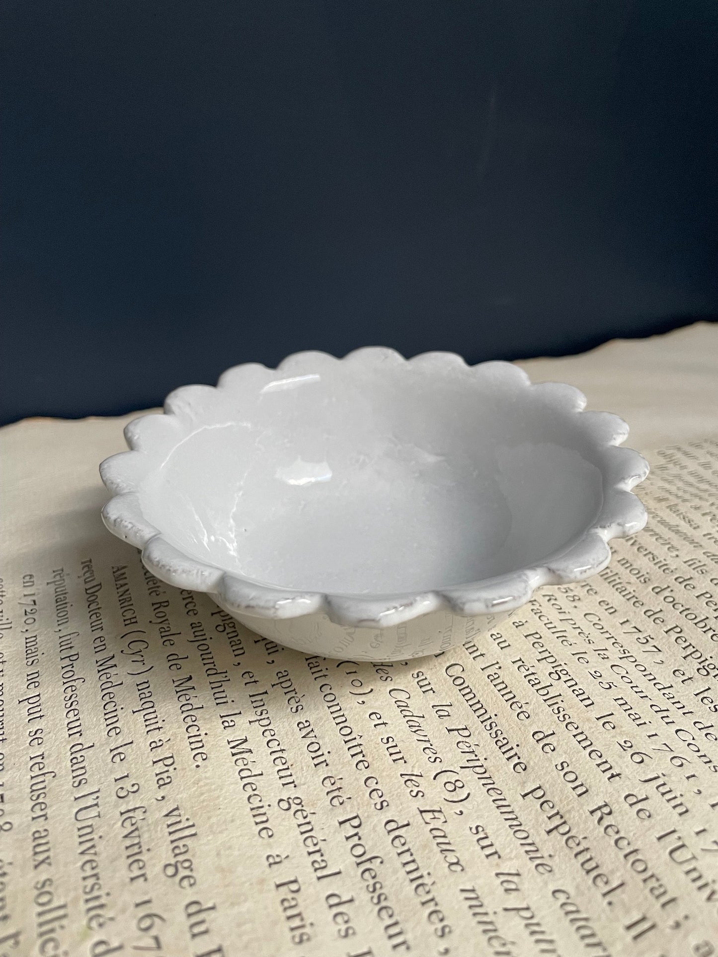 Astier de Villatte Daisy Mini Salad Bowl