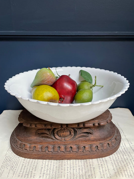 Astier de Villatte Daisy Large Salad Bowl