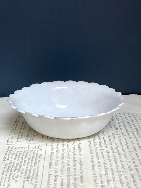 Astier de Villatte Daisy Small Salad Bowl