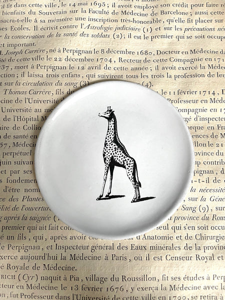 Astier de Villatte John Derian Giraffe Saucer – Lily Pond