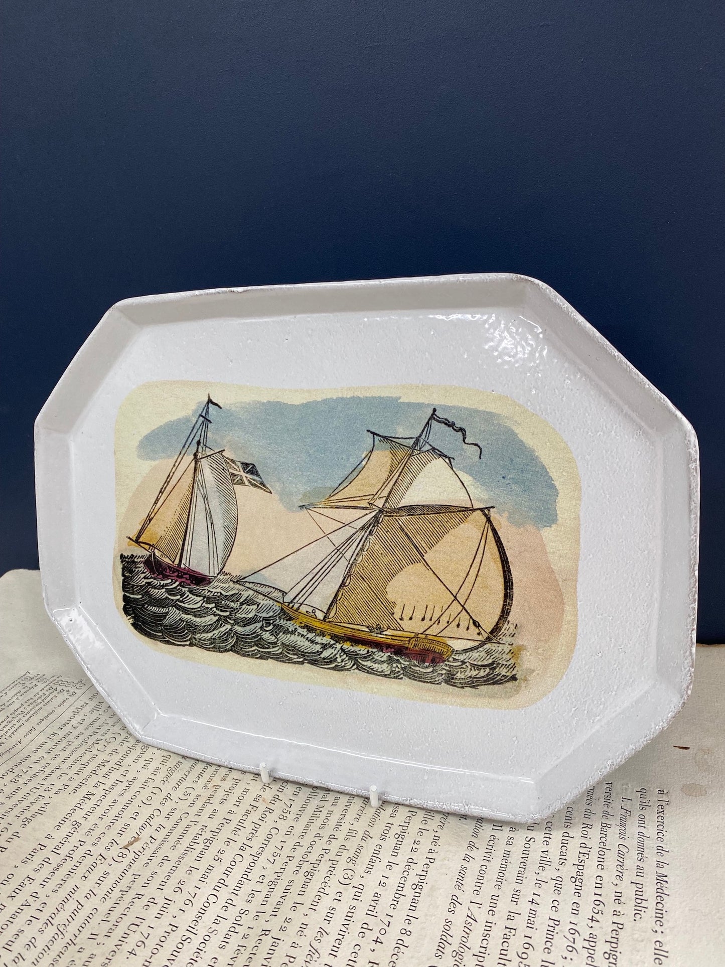 Astier de Villatte John Derian Sailboats Platter