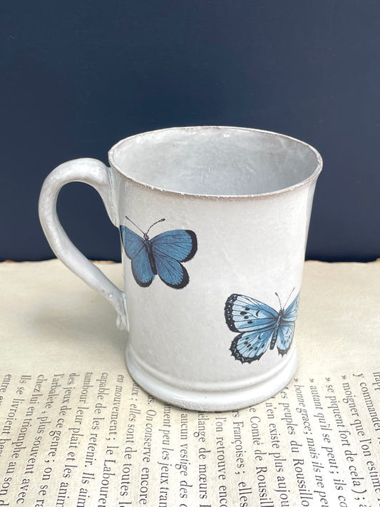 Astier de Villatte John Derian Small Adonis Blue Butterfly Mug