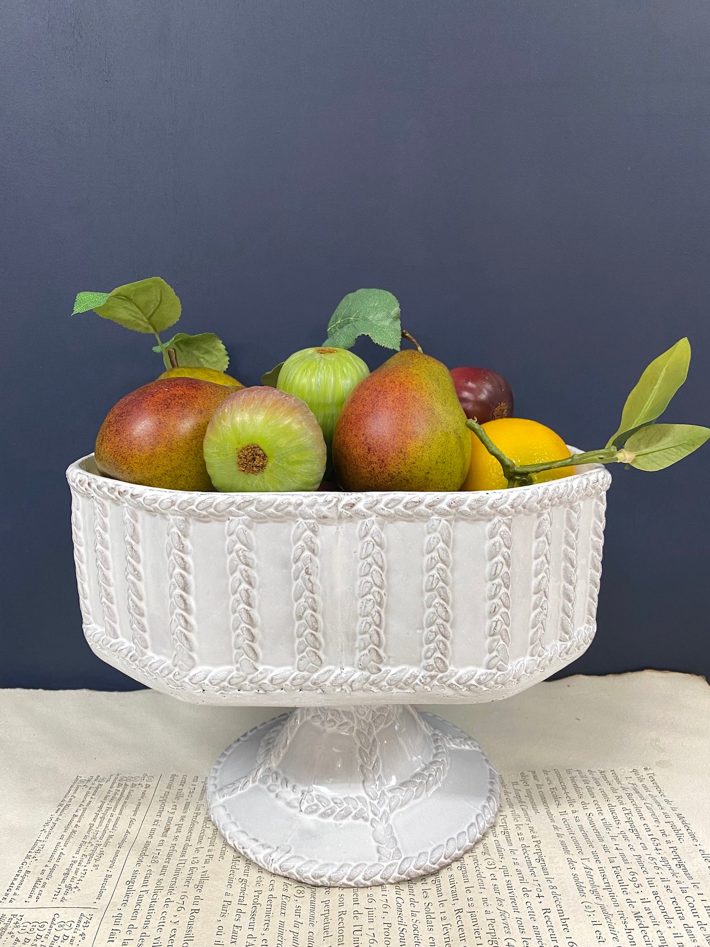 Astier de Villatte Josephine Bowl on Stand