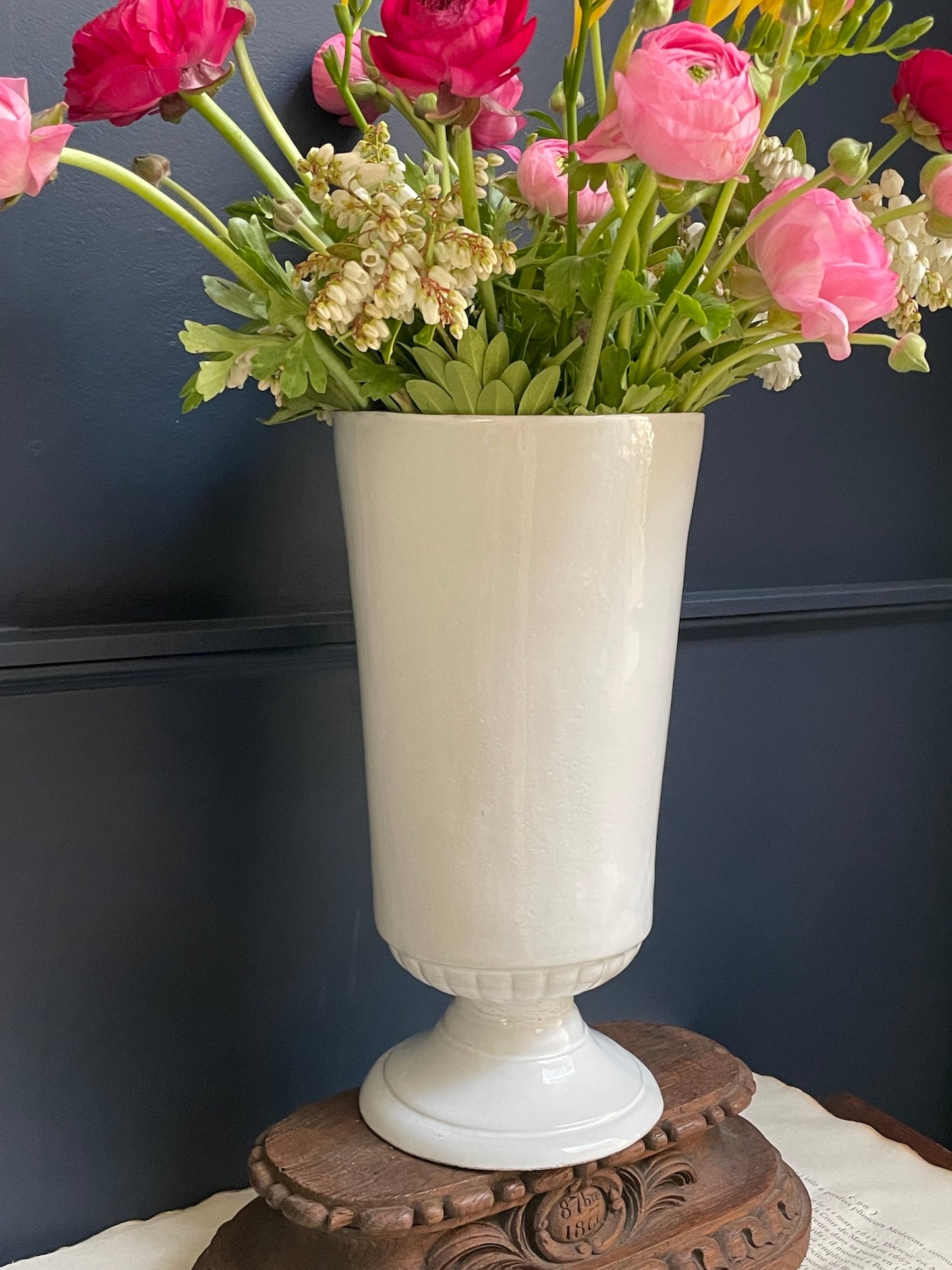 Astier de Villatte Large Casper Vase