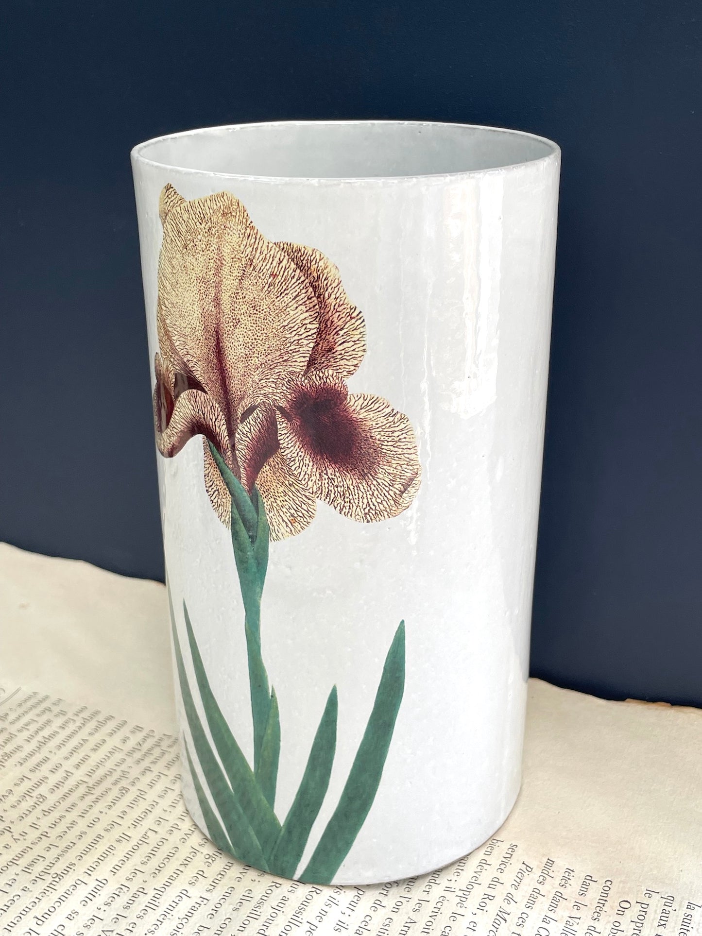 Astier de Villatte Large Iris Vase