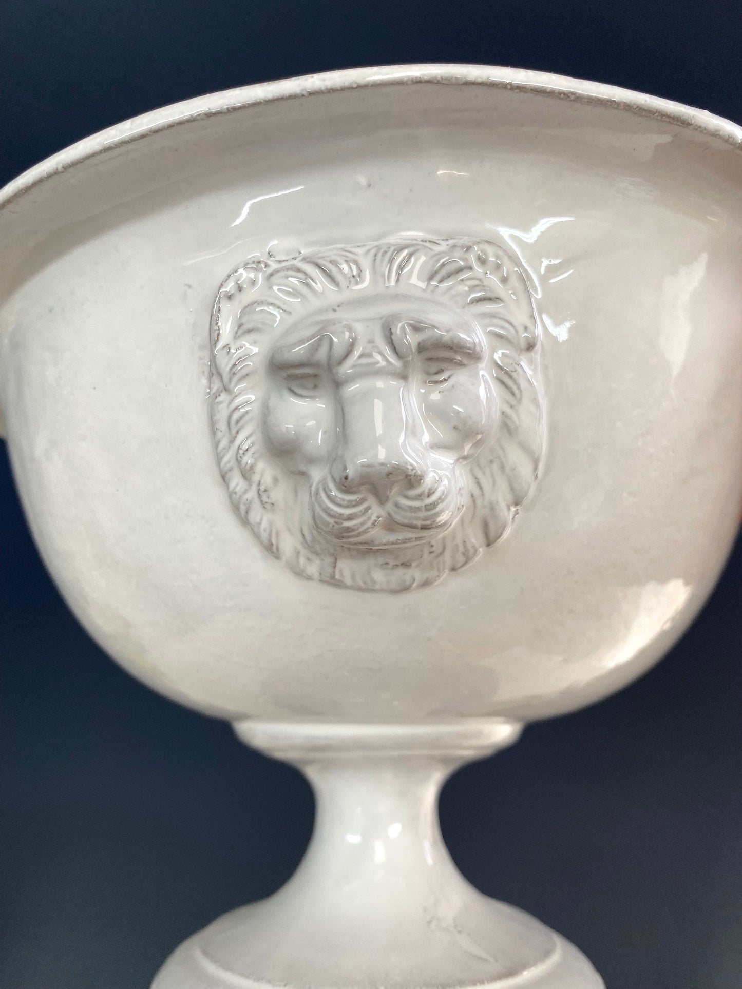 Astier de Villatte Lion Bowl on Stand