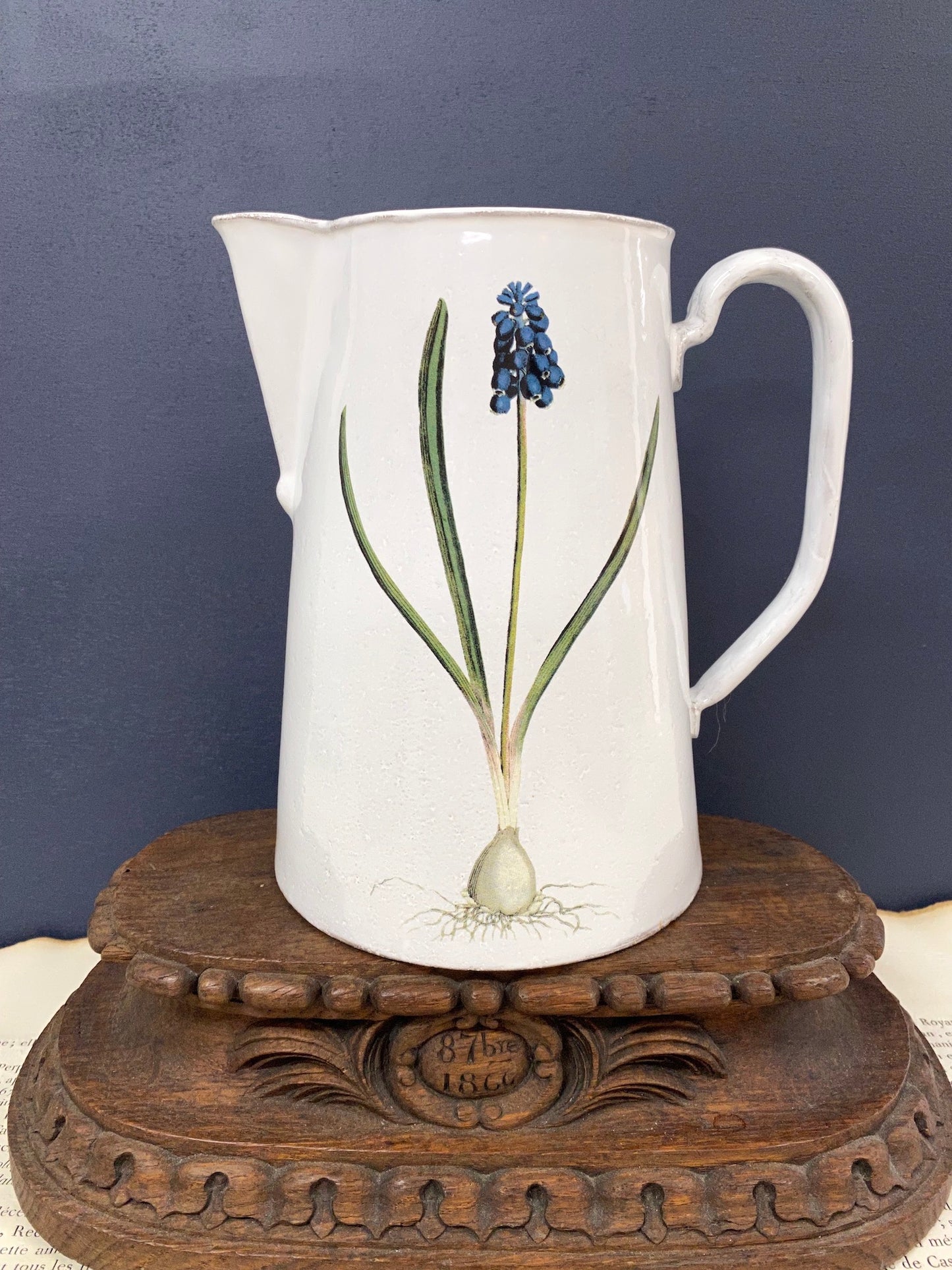 Astier de Villatte Muscari Pitcher Vase