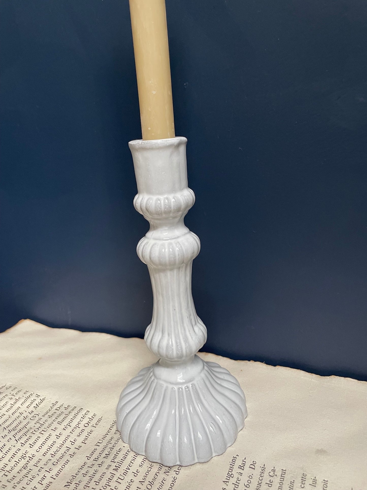 Astier de Villatte Medium Peggy Candlestick