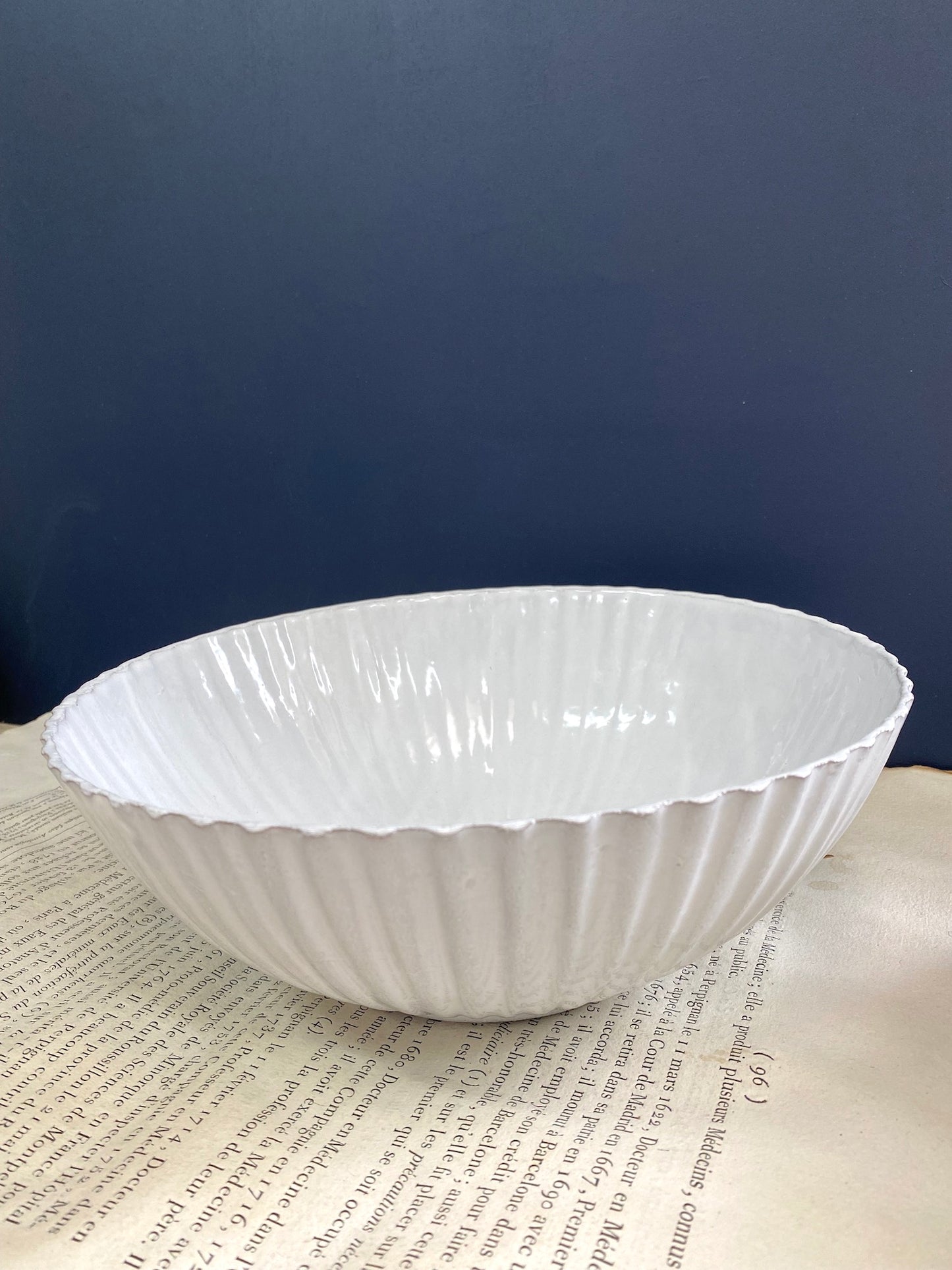 Astier de Villatte Petulla Medium Salad Bowl