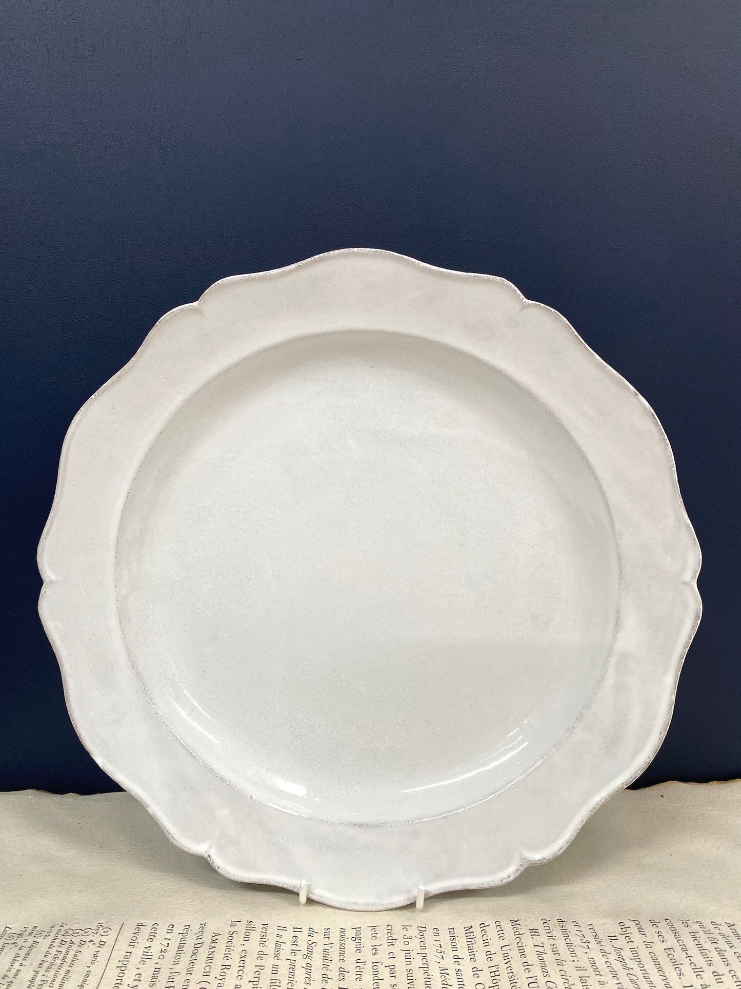 Astier de Villatte Round Bac Platter