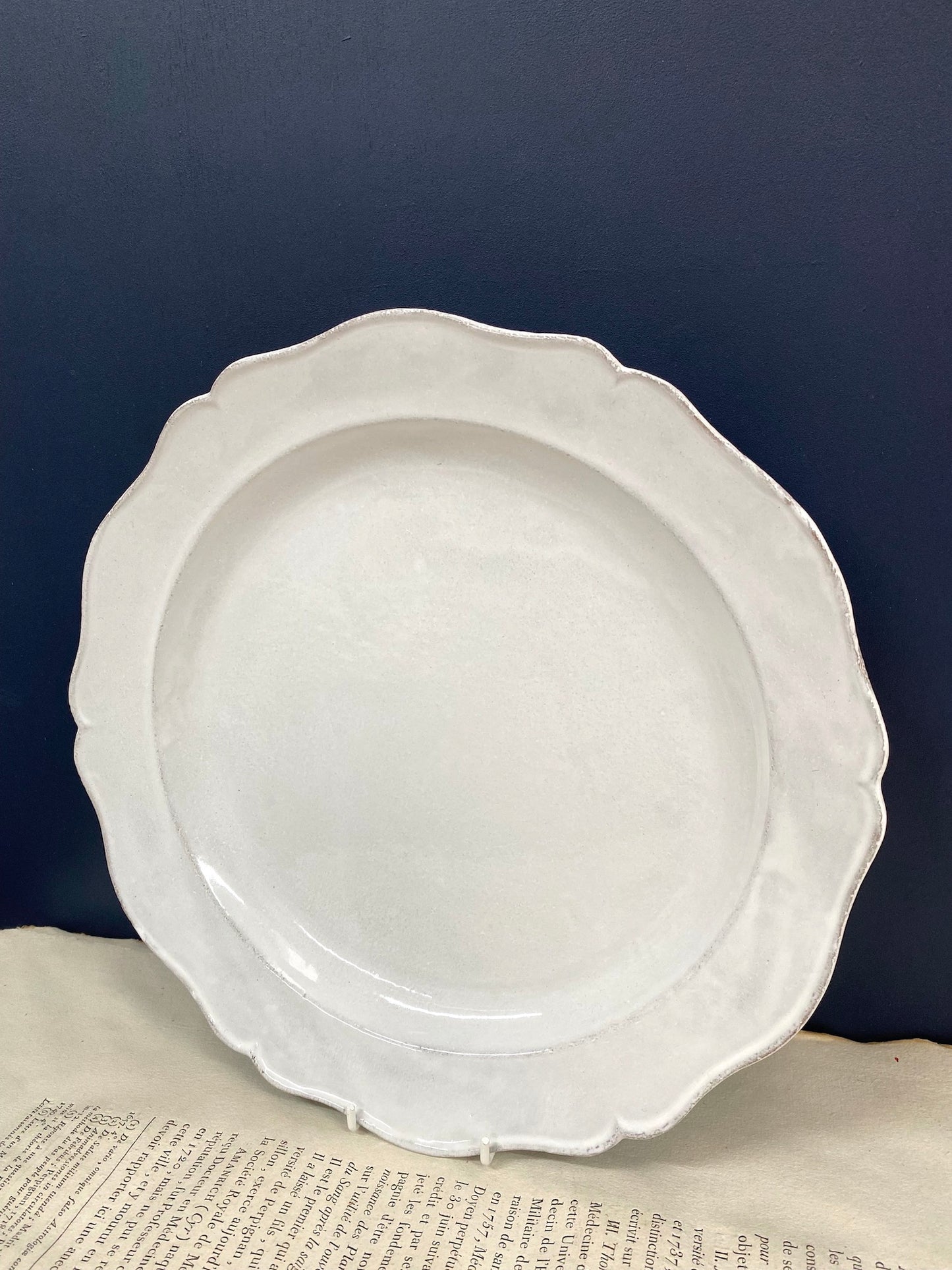 Astier de Villatte Round Bac Platter