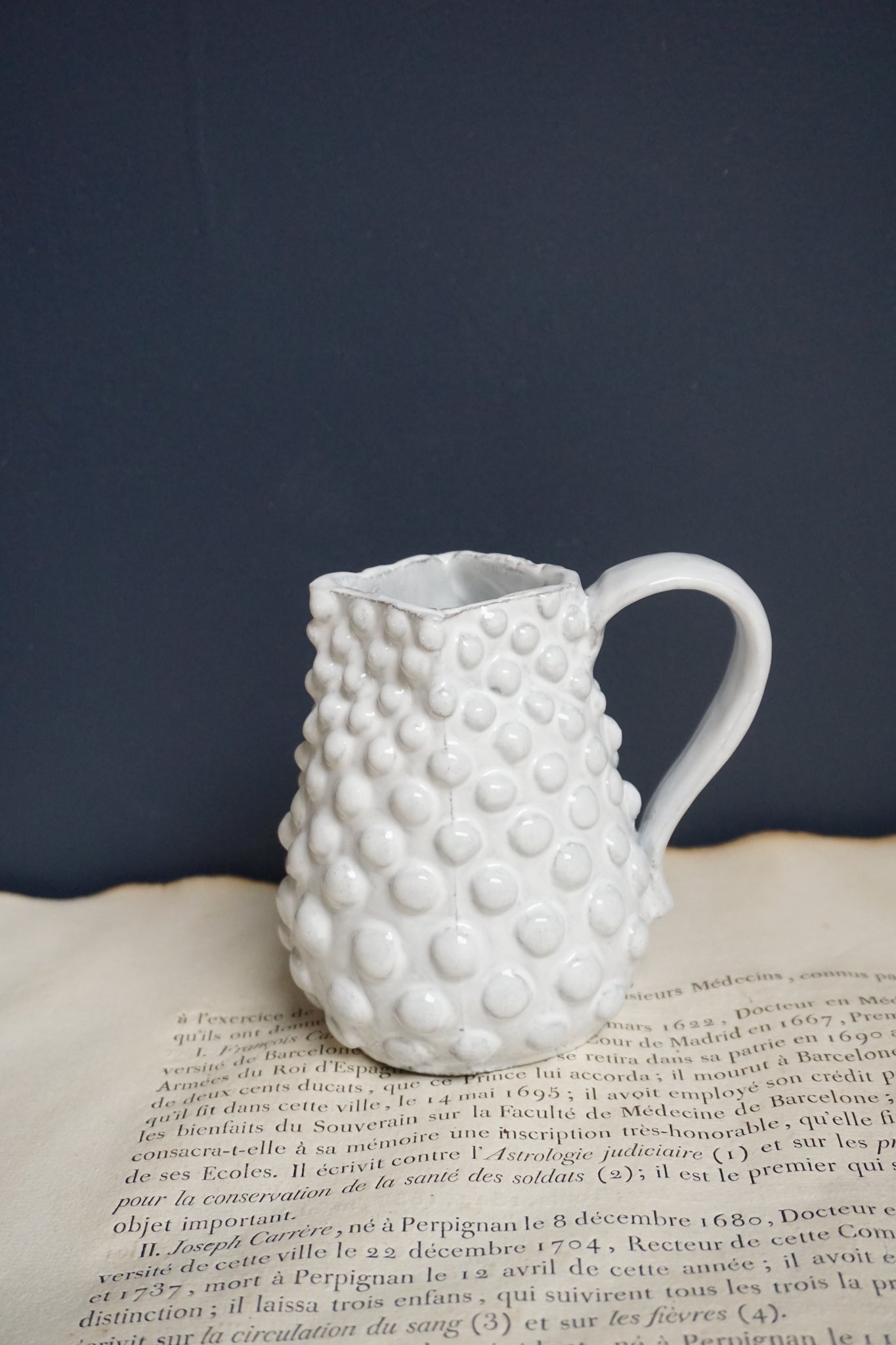 Astier de Villatte Small Adelaide Pitcher