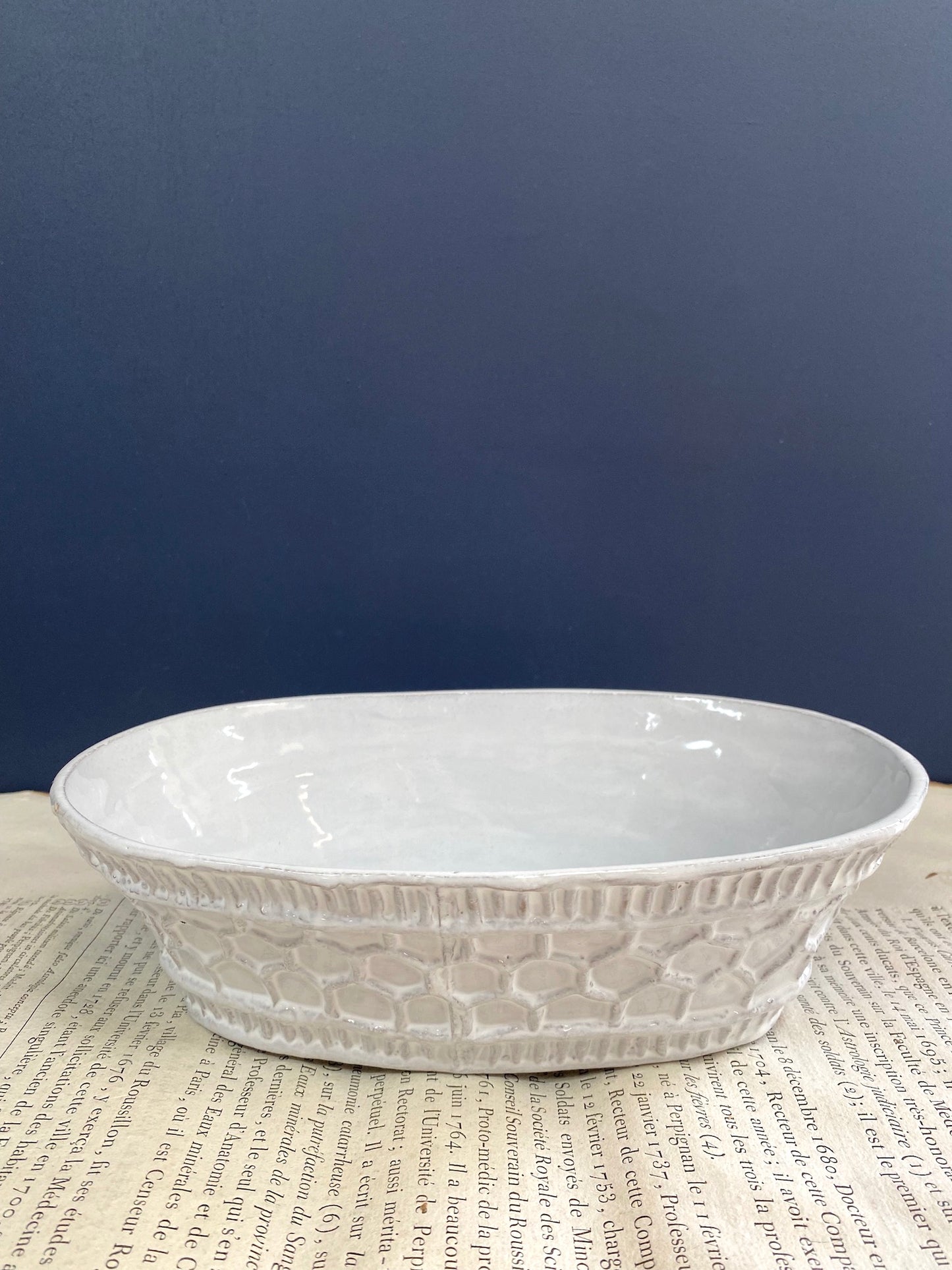 Astier de Villatte Small Basket Salad Bowl