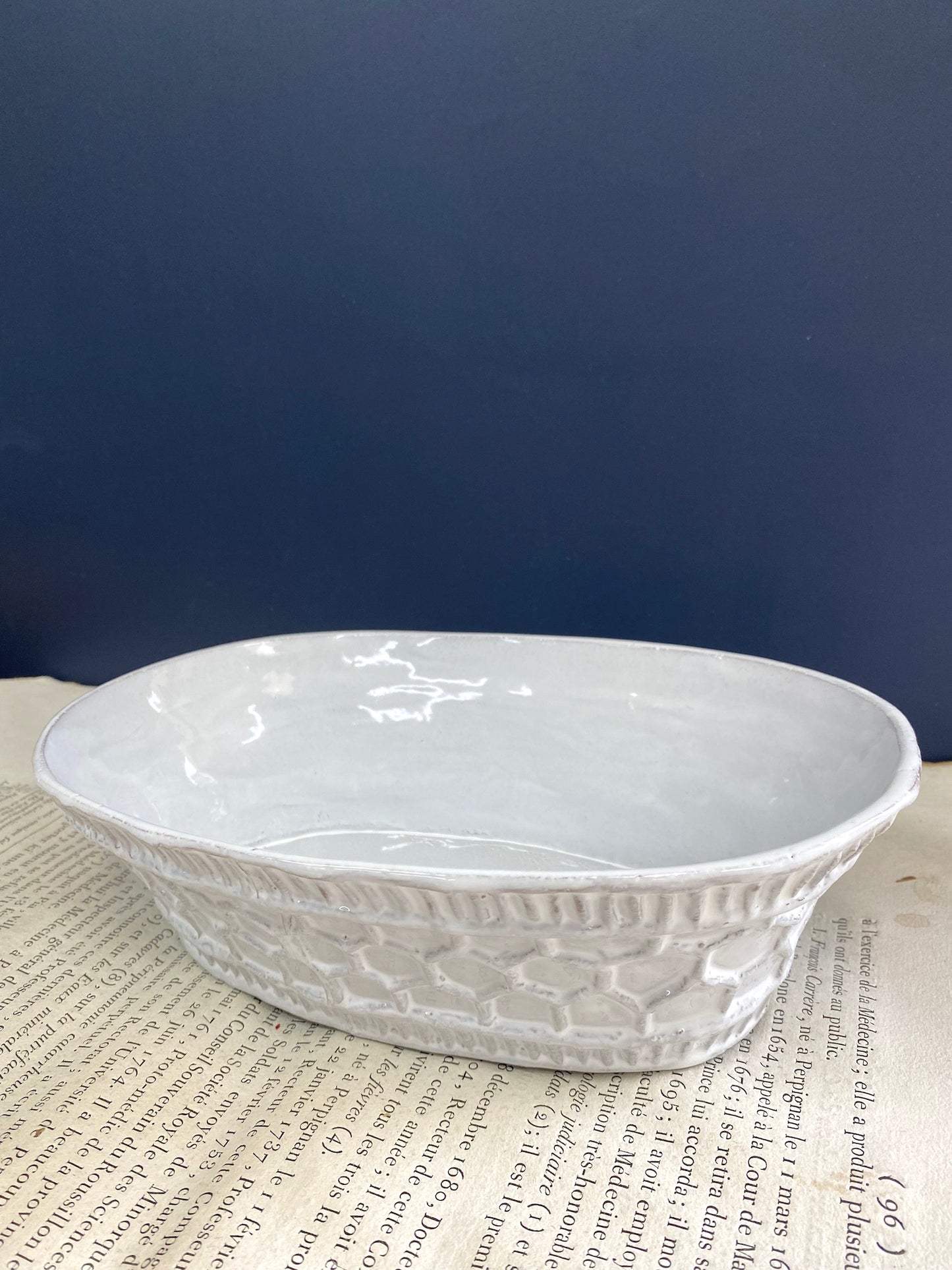 Astier de Villatte Small Basket Salad Bowl