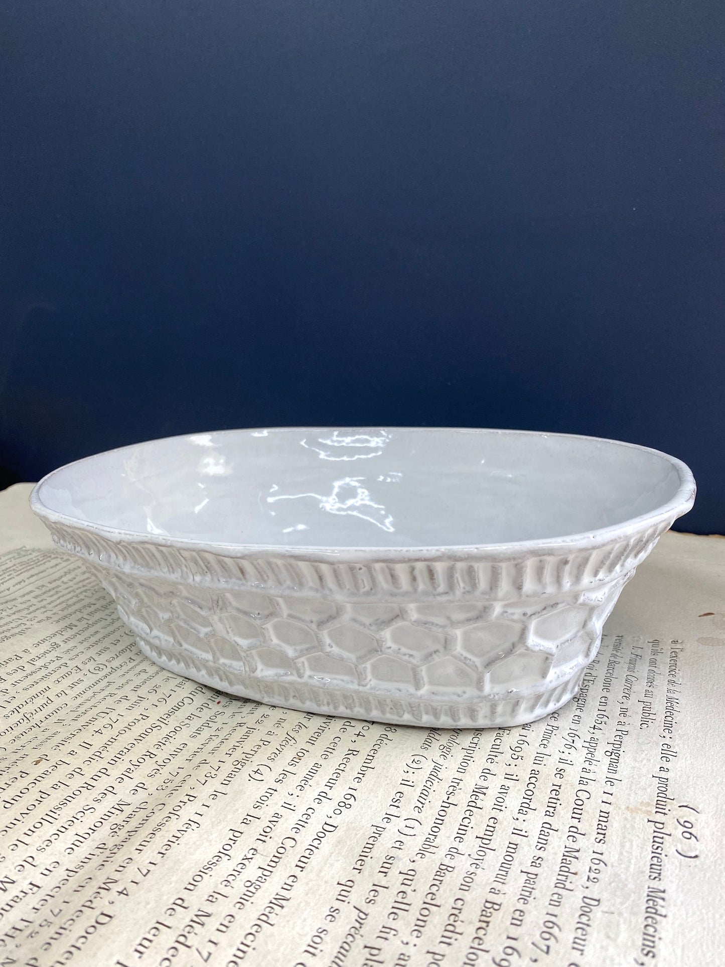 Astier de Villatte Small Basket Salad Bowl