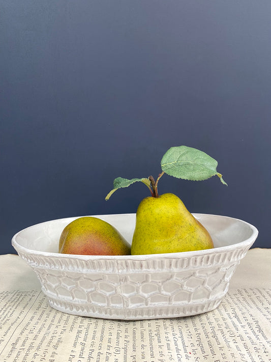 Astier de Villatte Small Basket Salad Bowl