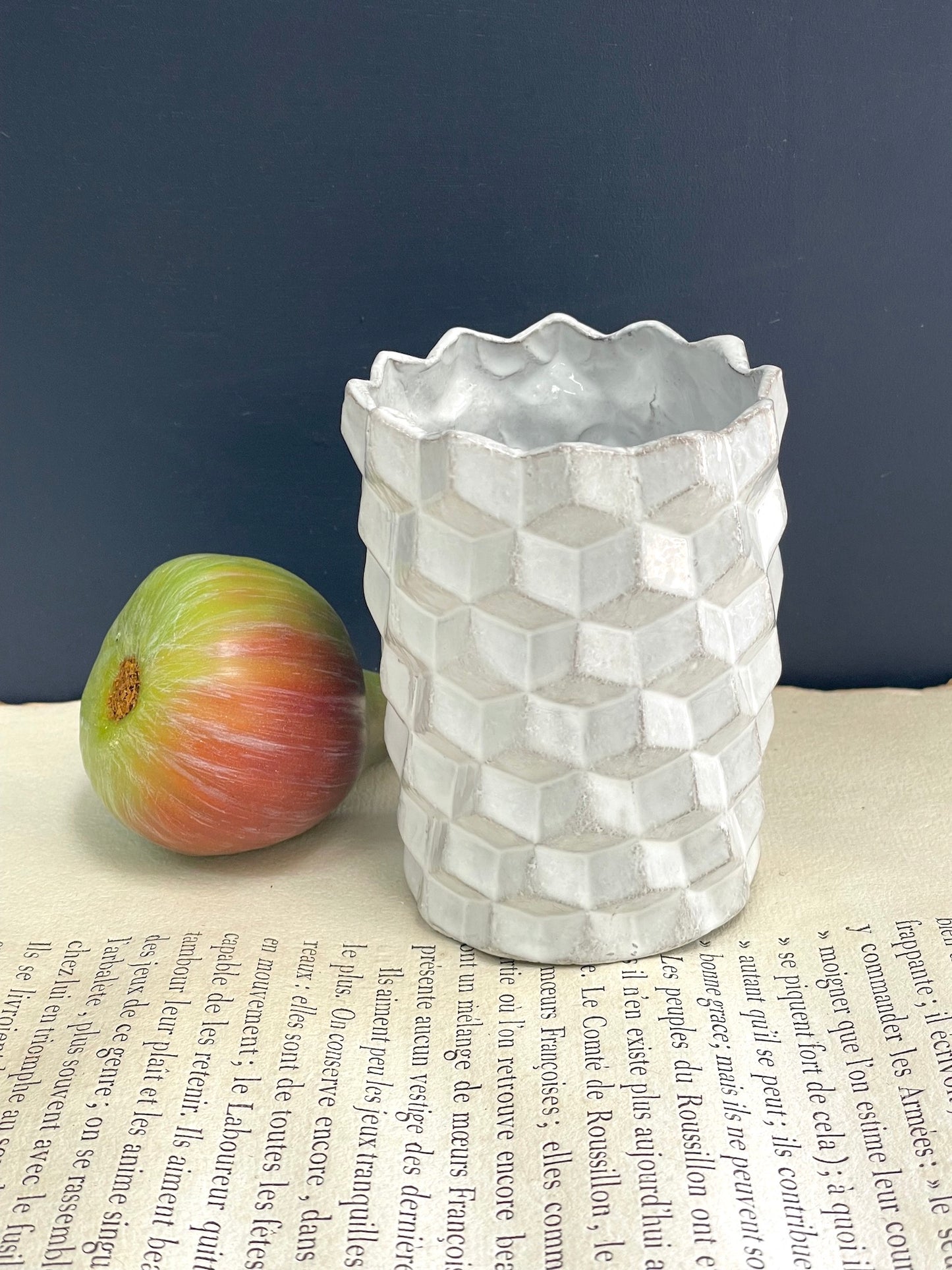 Astier de Villatte Small Cube Vase