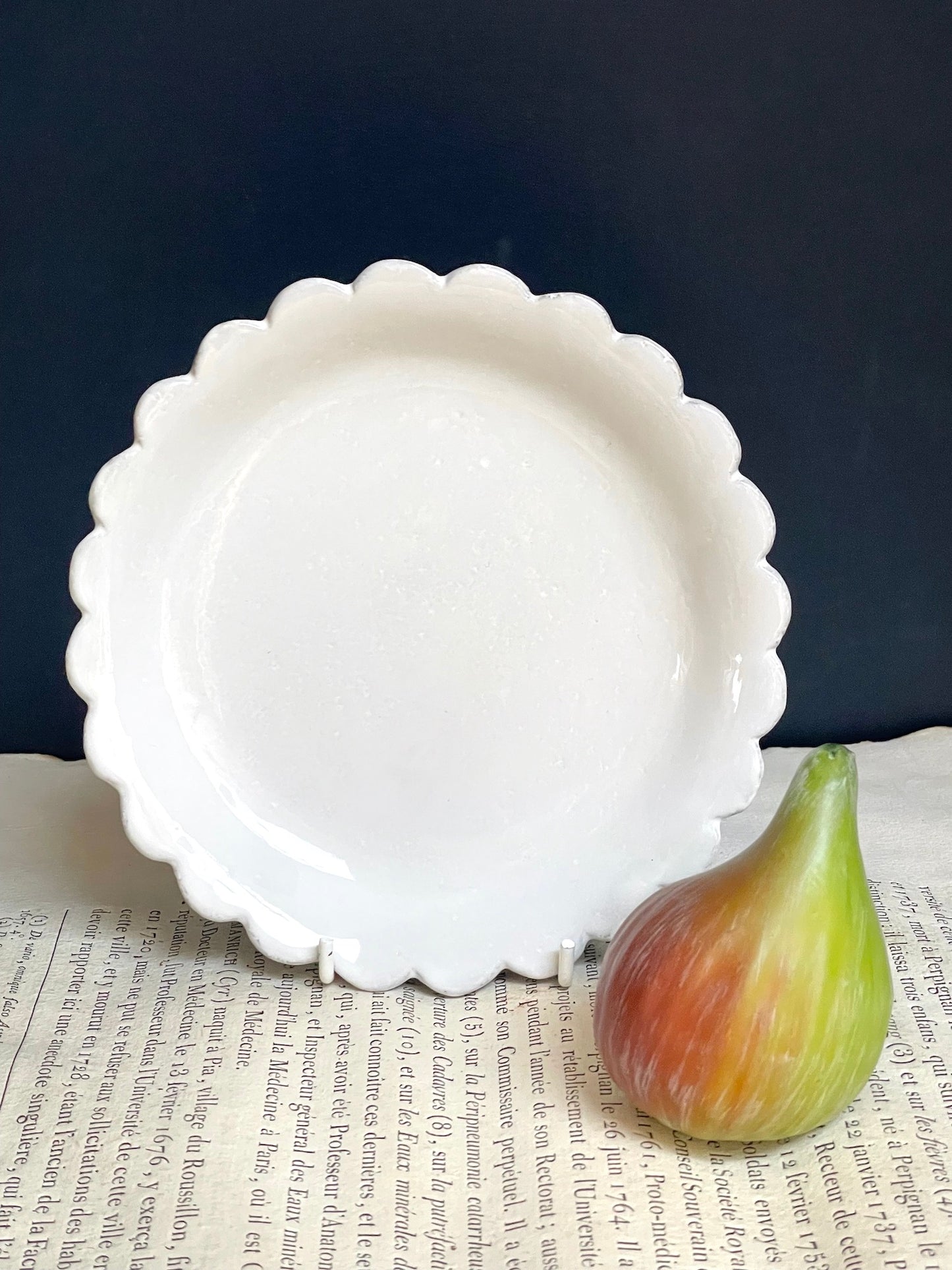 Astier de Villatte Small Daisy Side Plate