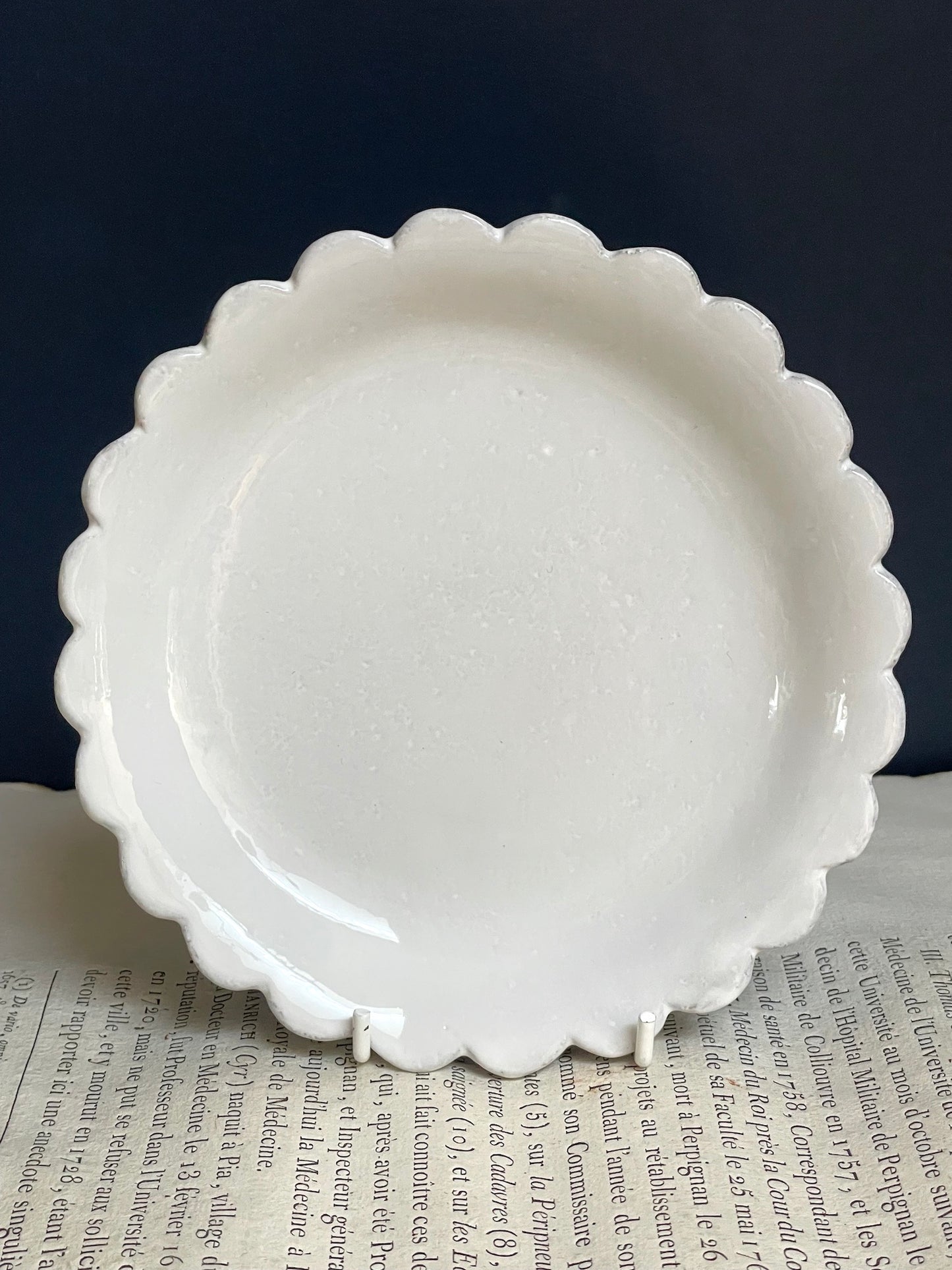 Astier de Villatte Small Daisy Side Plate