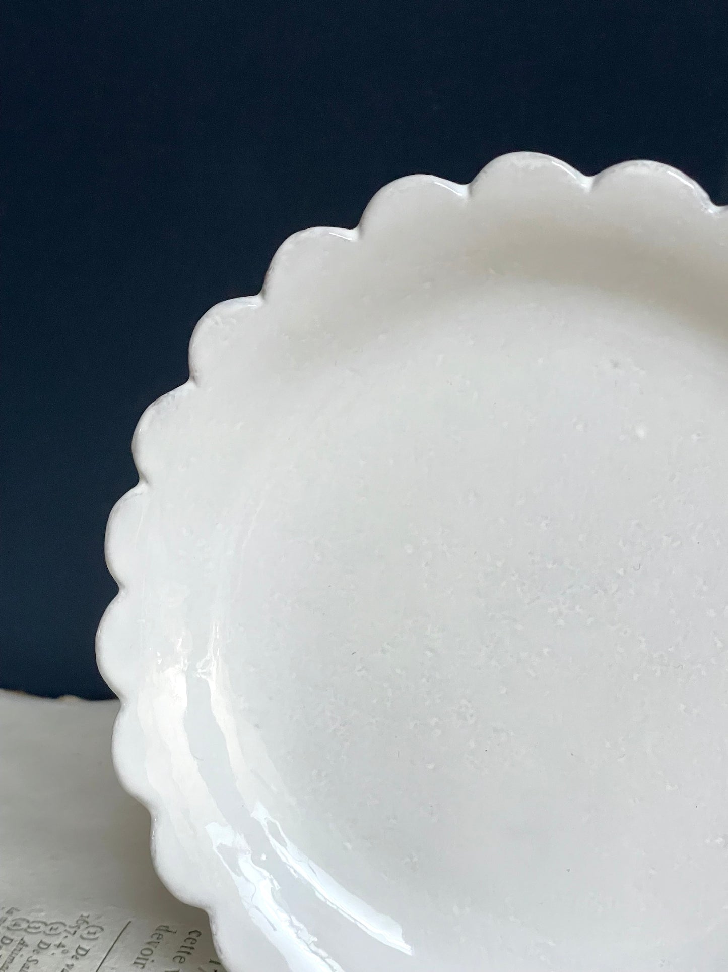 Astier de Villatte Small Daisy Side Plate