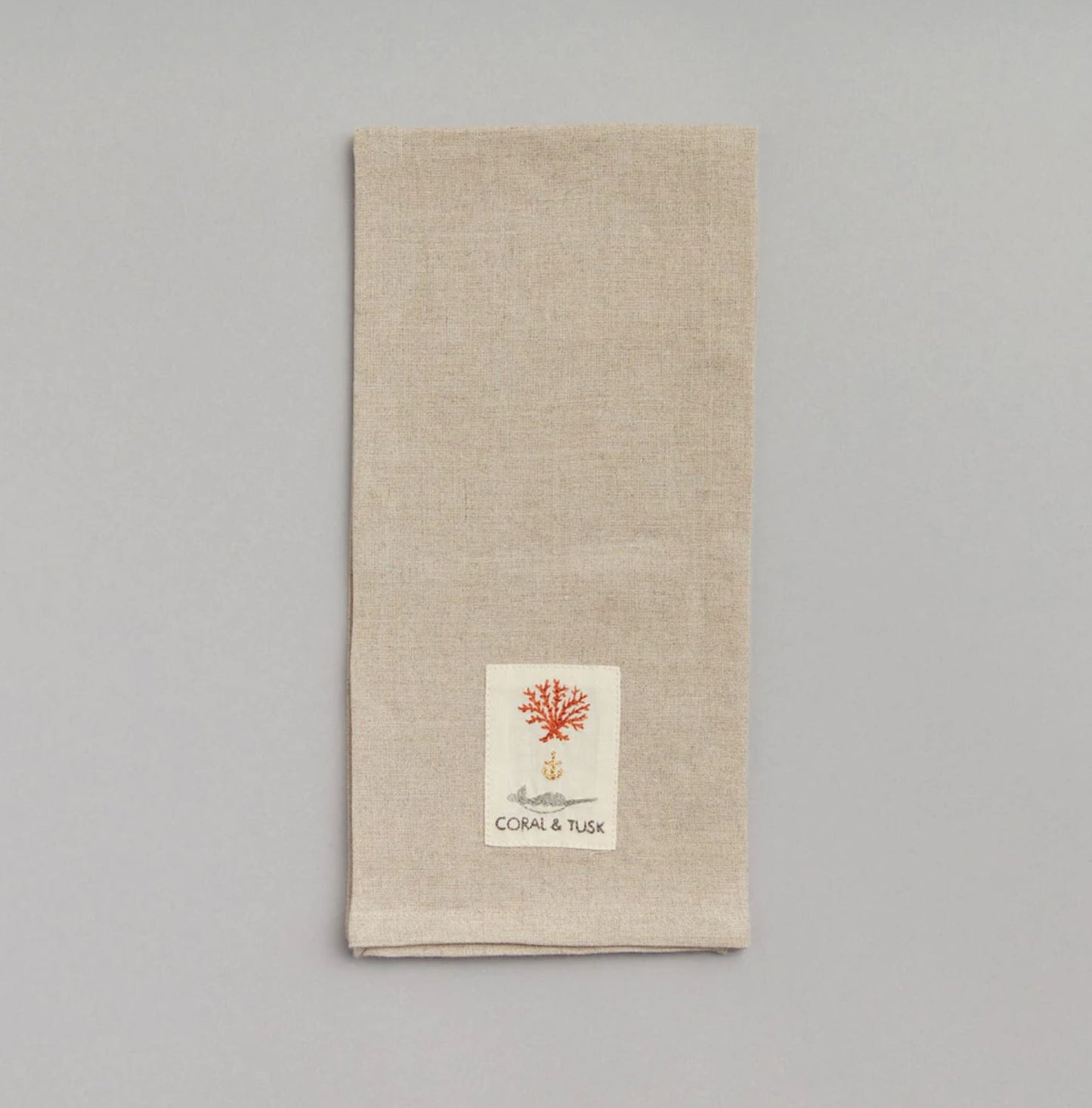 Coral & Tusk 'Bunch of Love' Embroidered Tea Towel