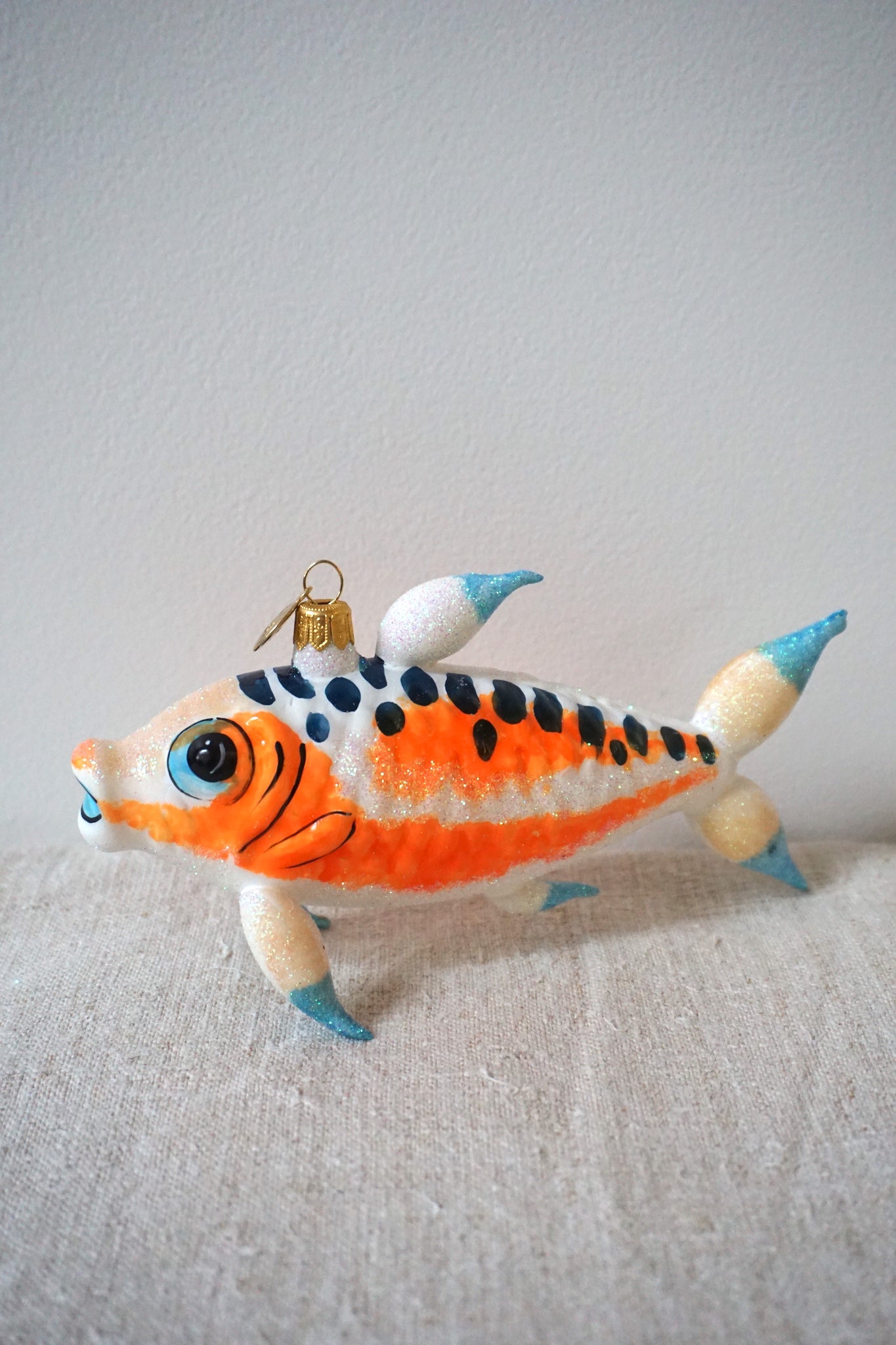 Polish Glass Christmas Ornament - Koi Fish