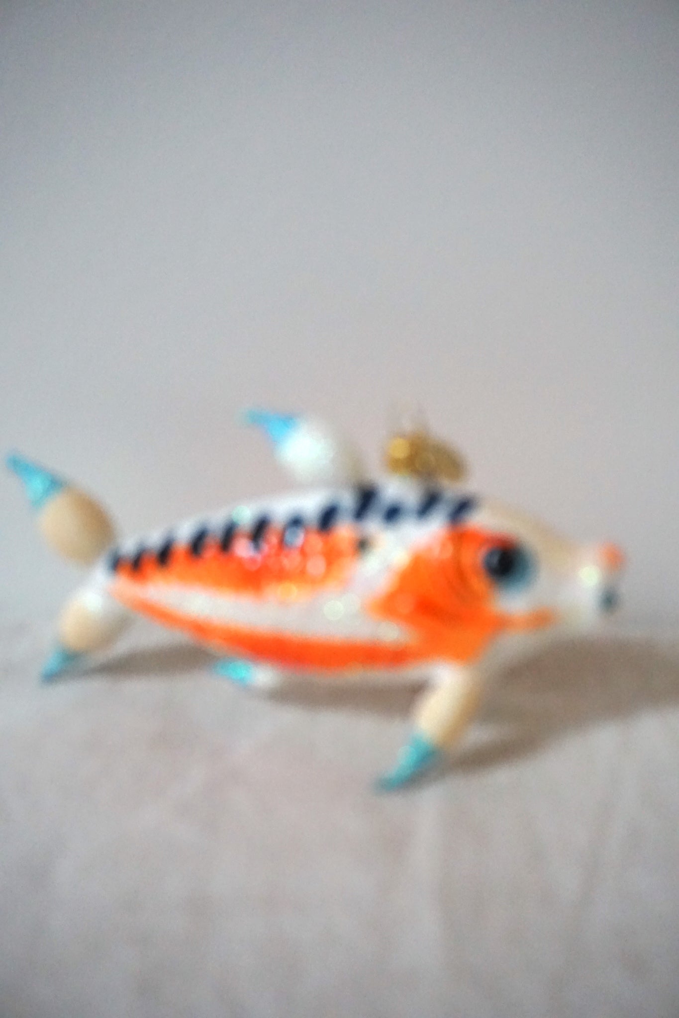 Polish Glass Christmas Ornament - Koi Fish