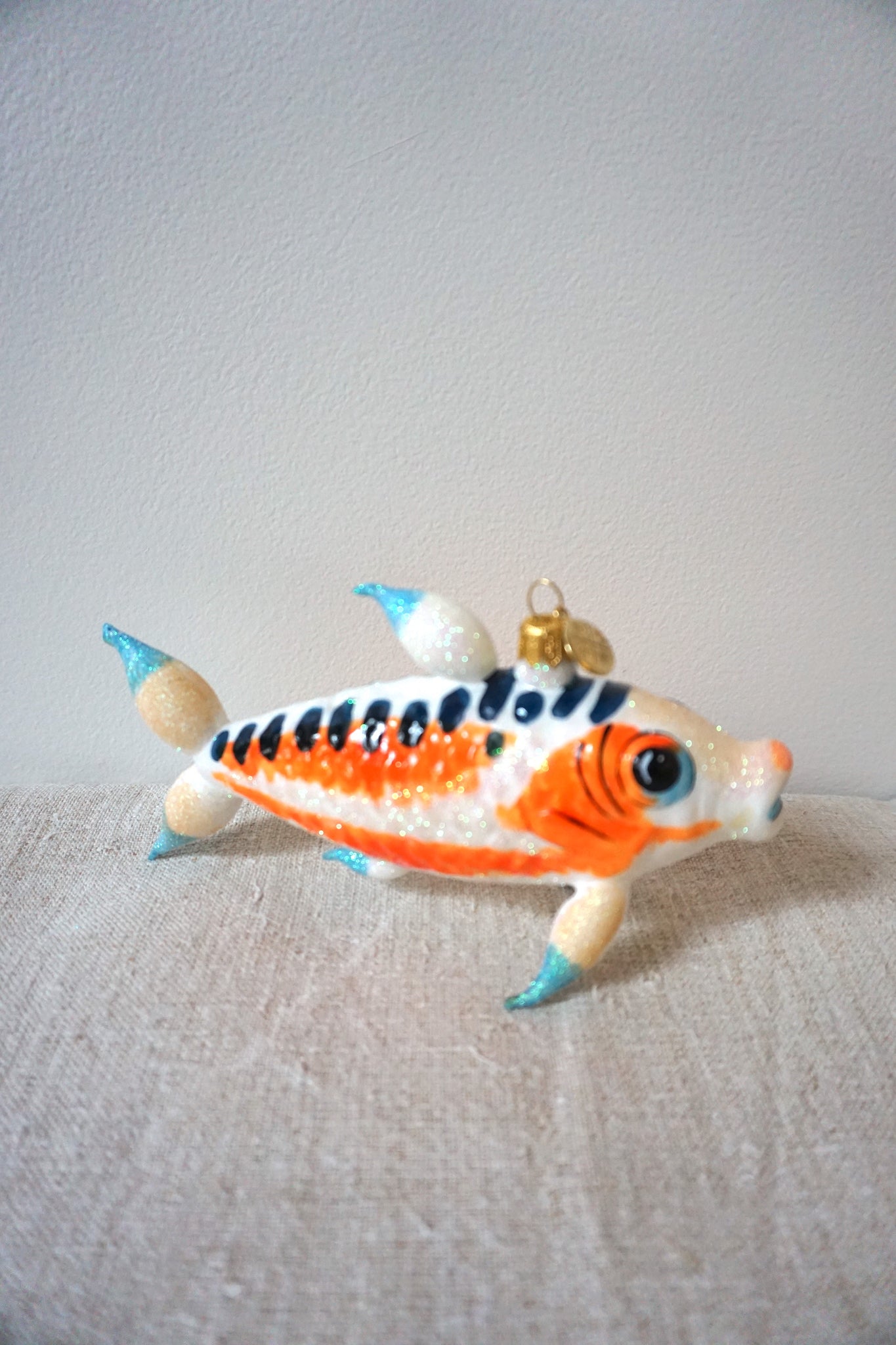 Polish Glass Christmas Ornament - Koi Fish