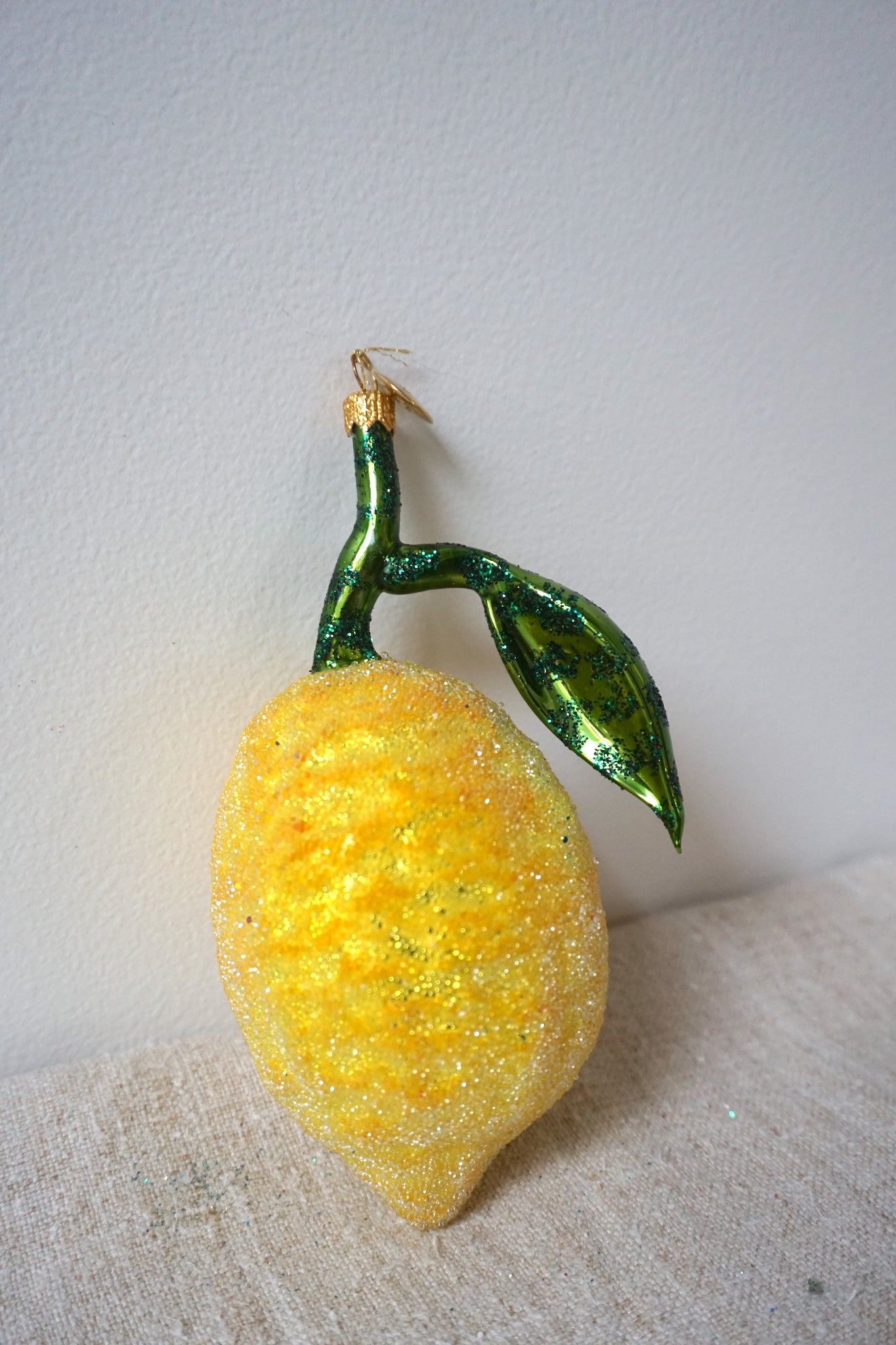 Polish Glass Ornament - Lemon