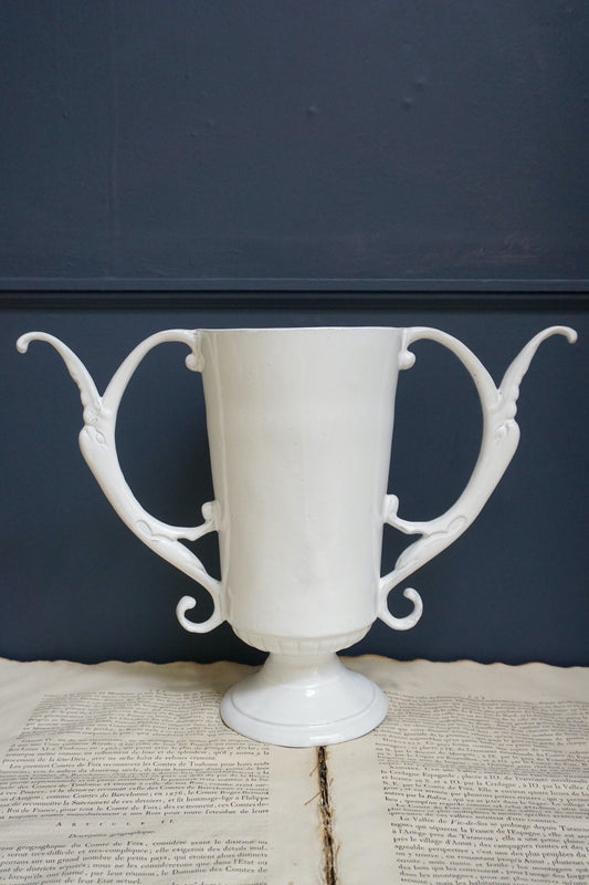 Astier de Villatte Casper Large Vase with Handles