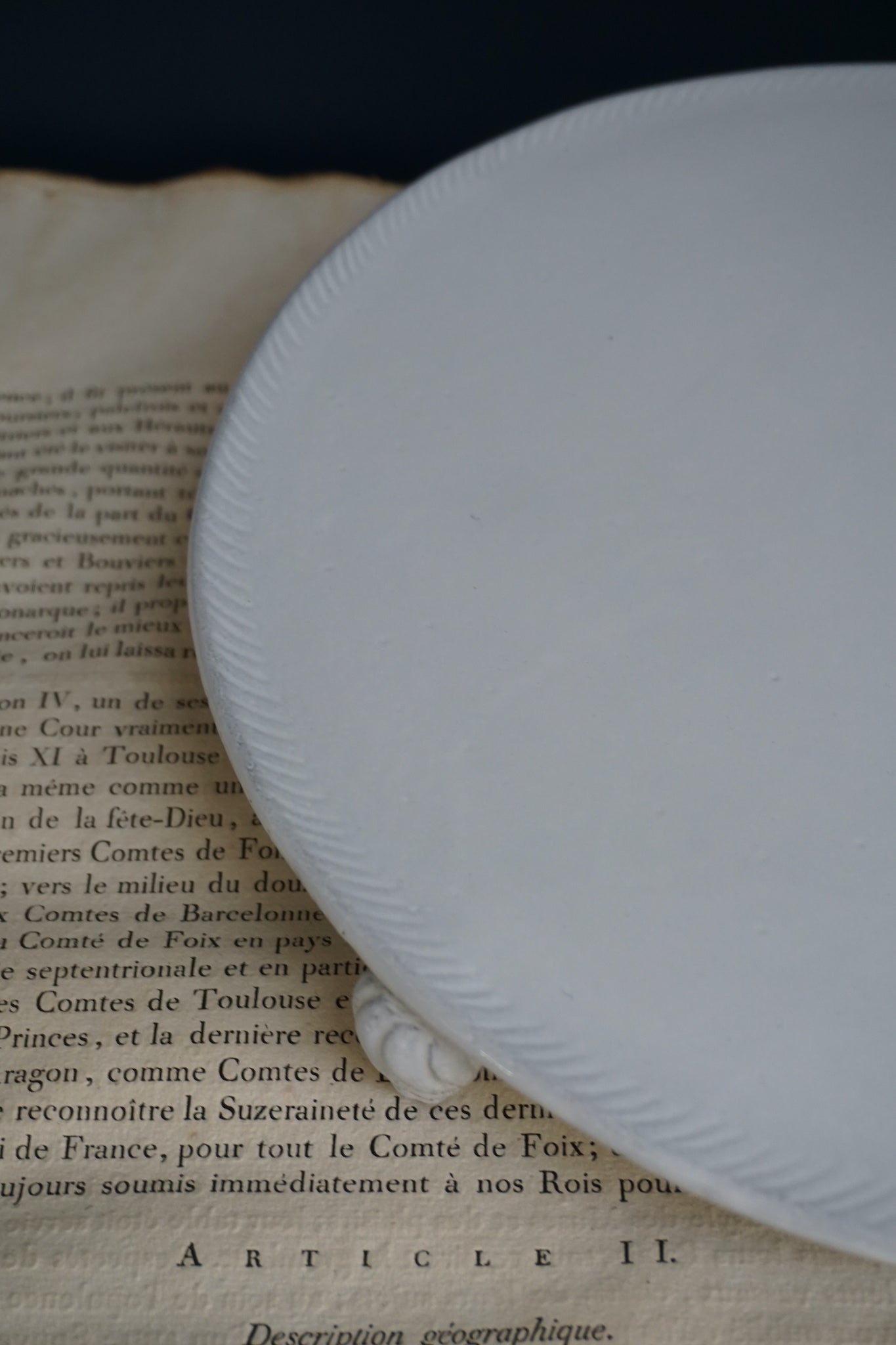 Astier de Villatte Low Peggy Cake Stand