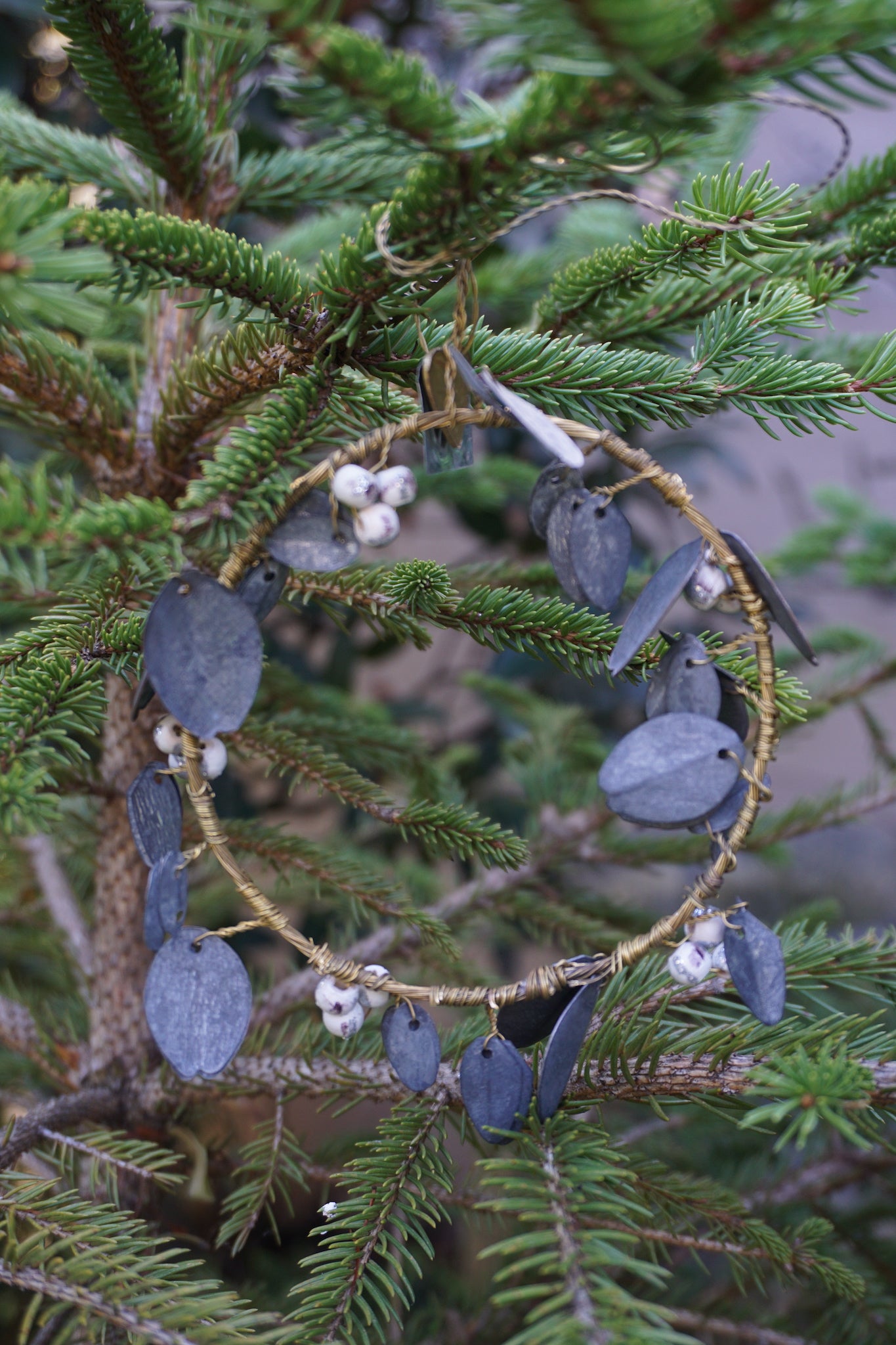 Walther & Co. Mistletoe Wreath Ornament