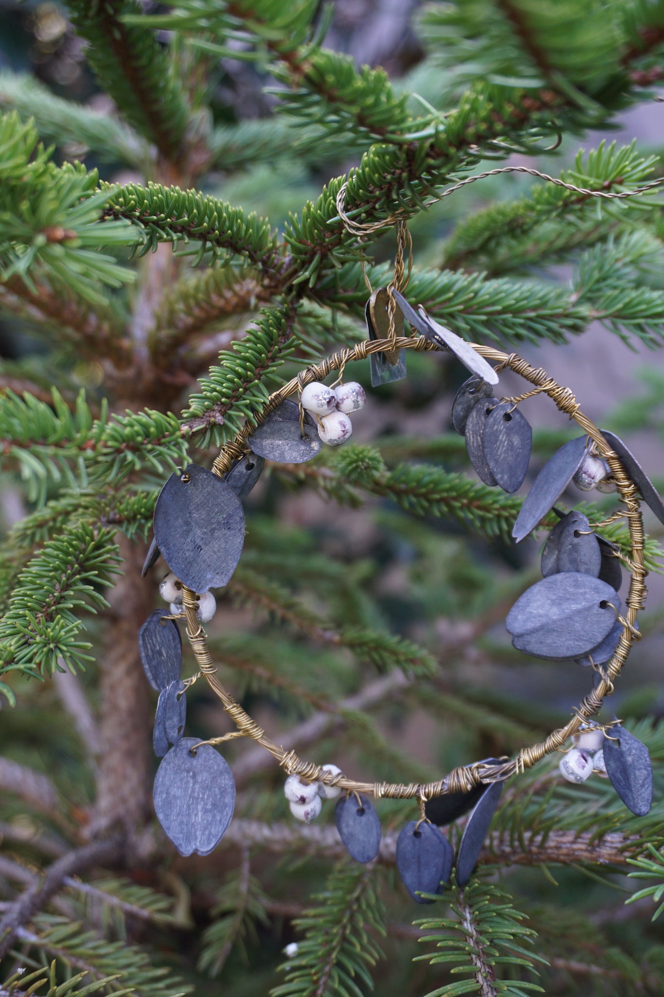 Walther & Co. Mistletoe Wreath Ornament