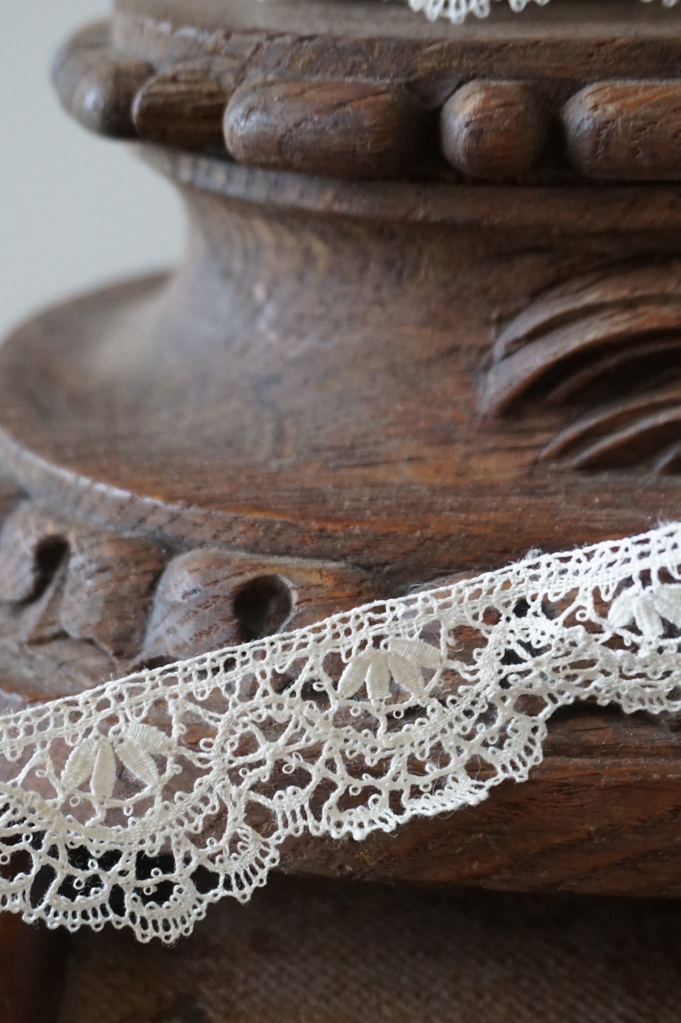 Antique French Cluny Bobbin Lace