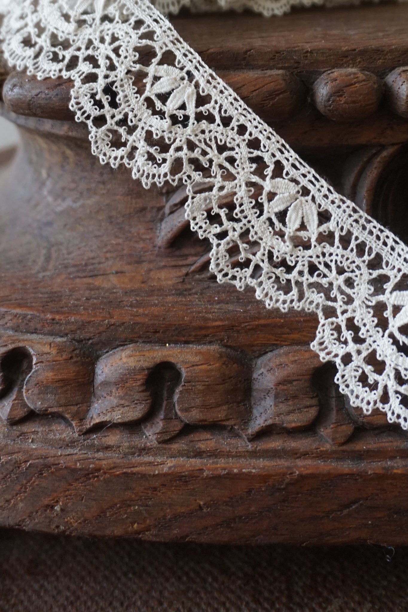 Antique French Cluny Bobbin Lace