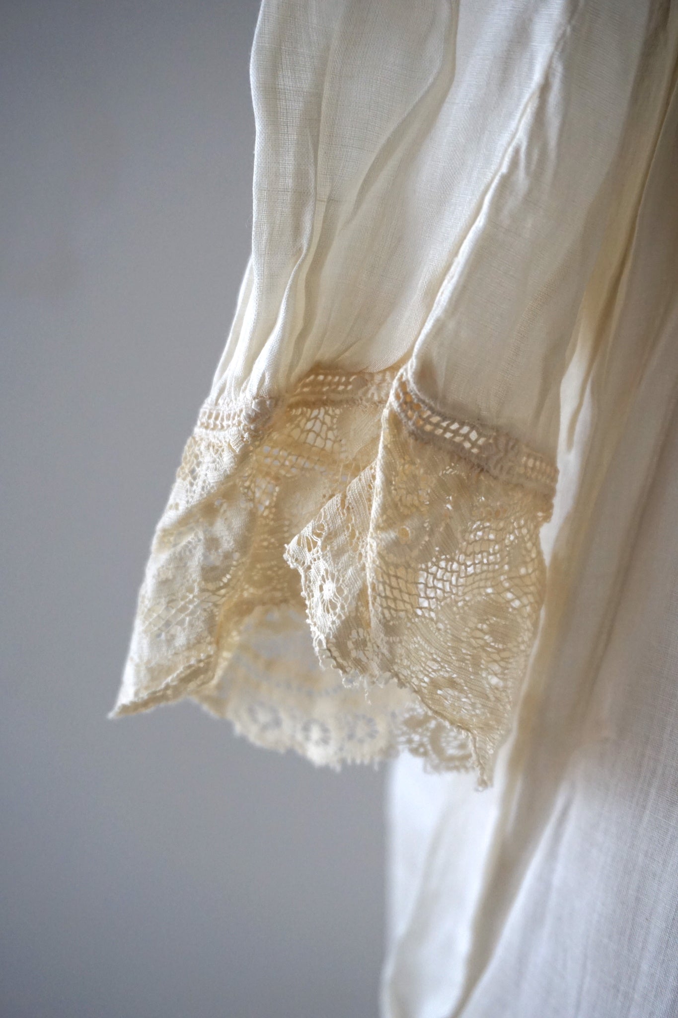 Antique French Lace Christening Gown