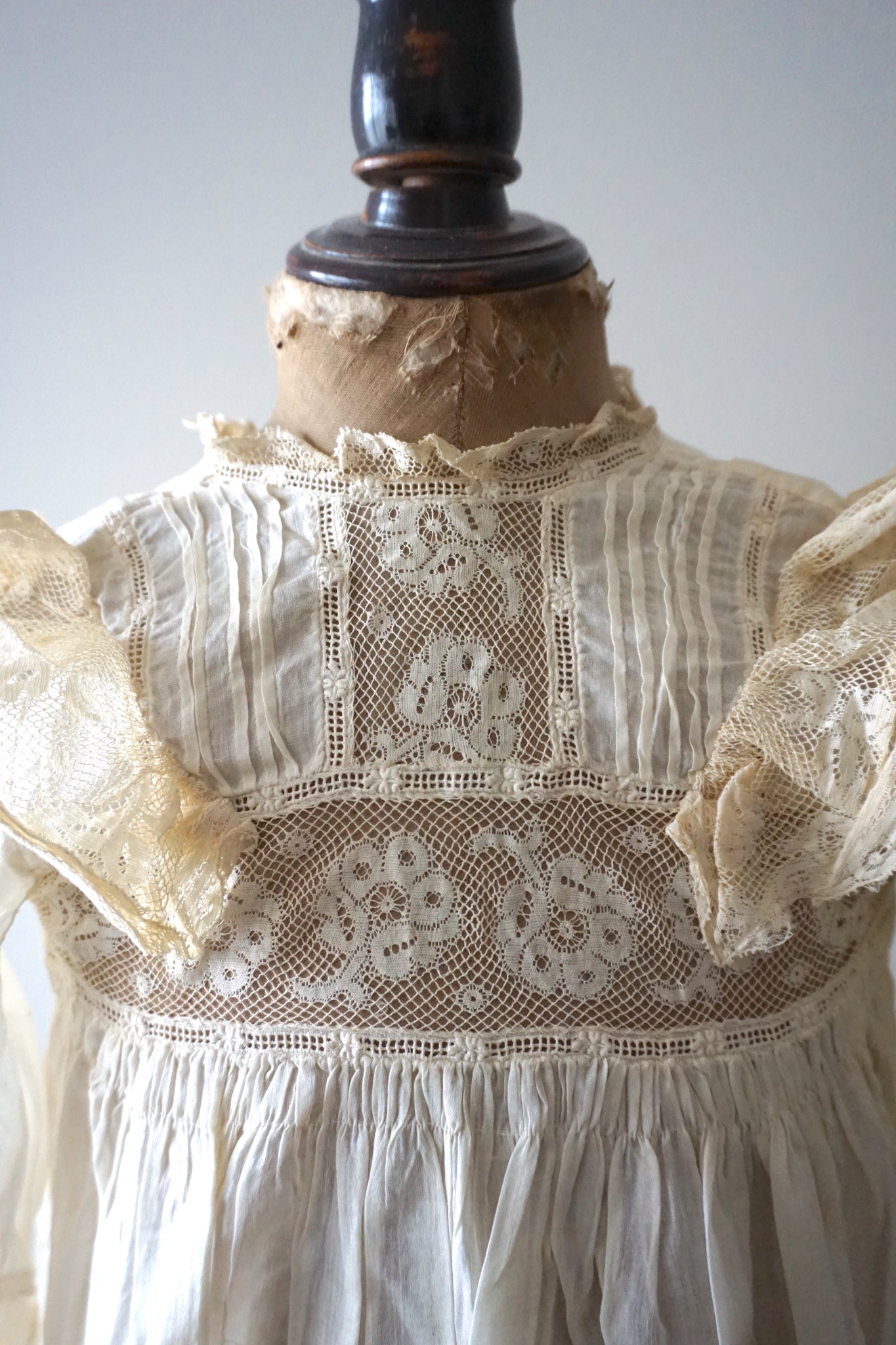 Antique French Lace Christening Gown