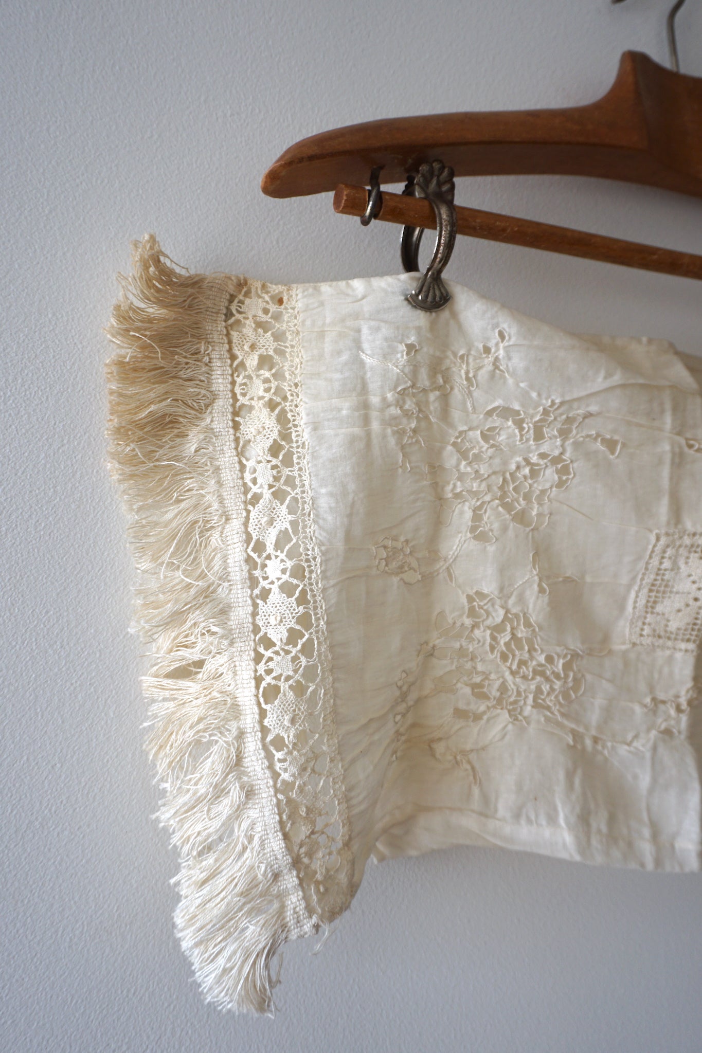 Antique French Lace Baby Pillow Case