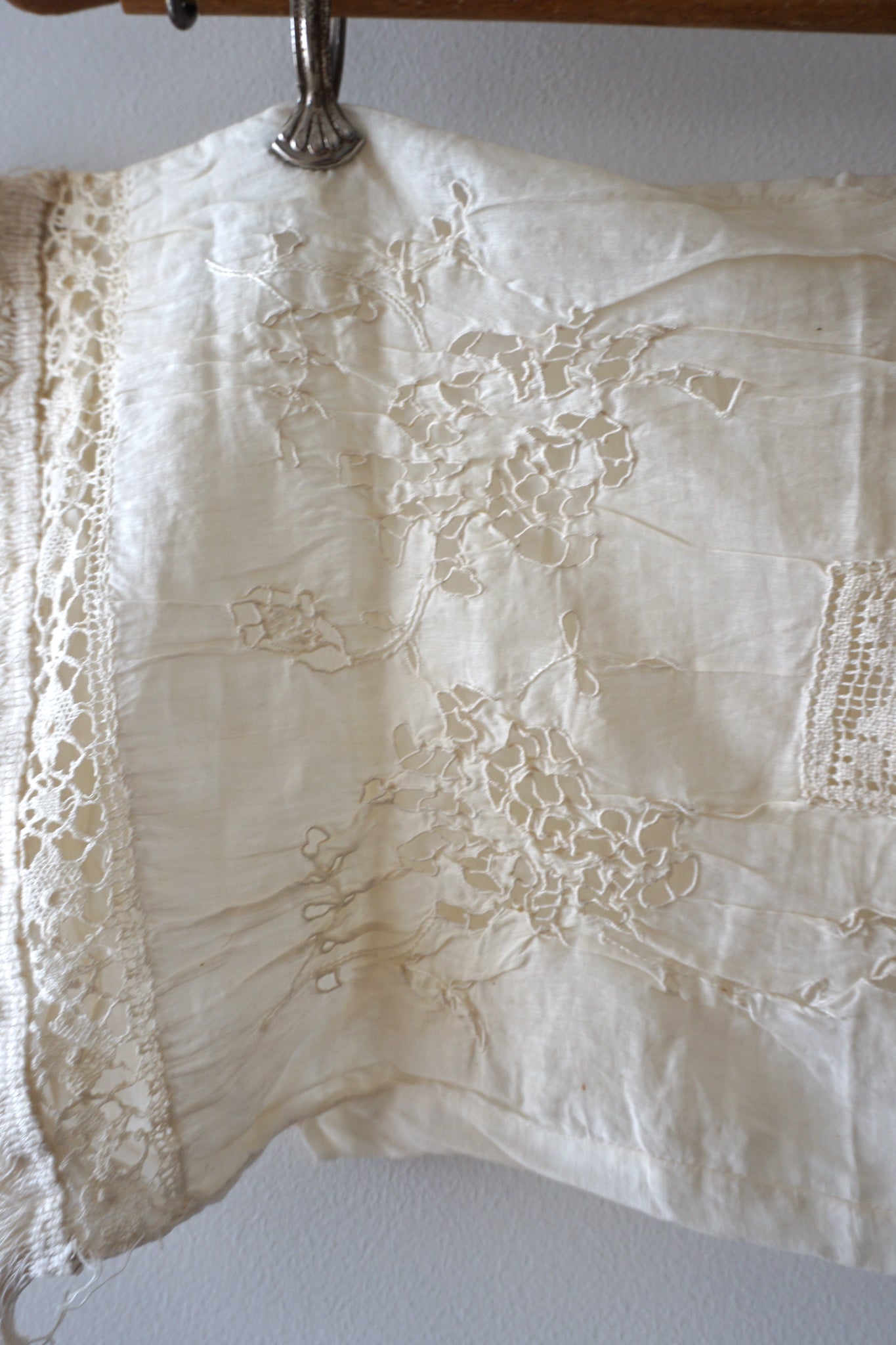 Antique French Lace Baby Pillow Case