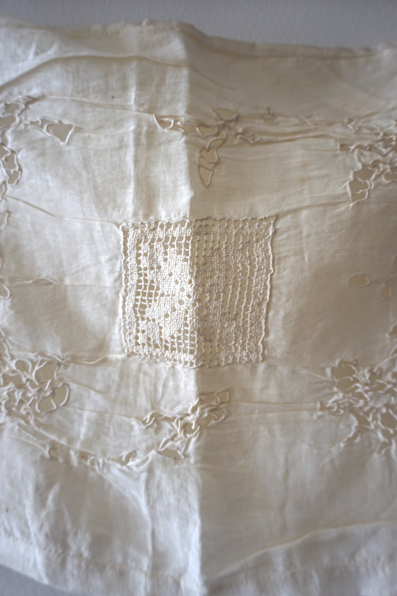 Antique French Lace Baby Pillow Case