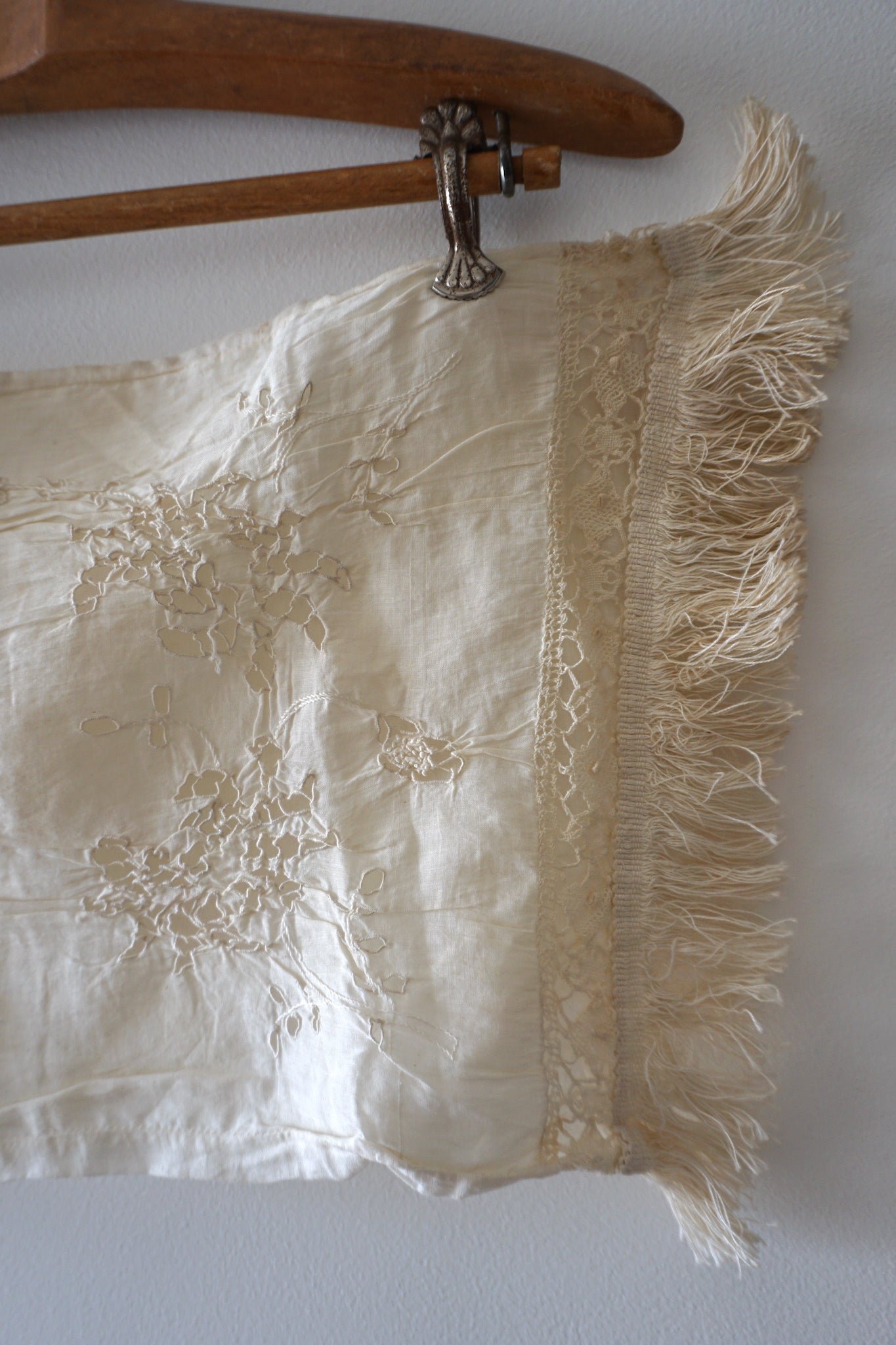 Antique French Lace Baby Pillow Case