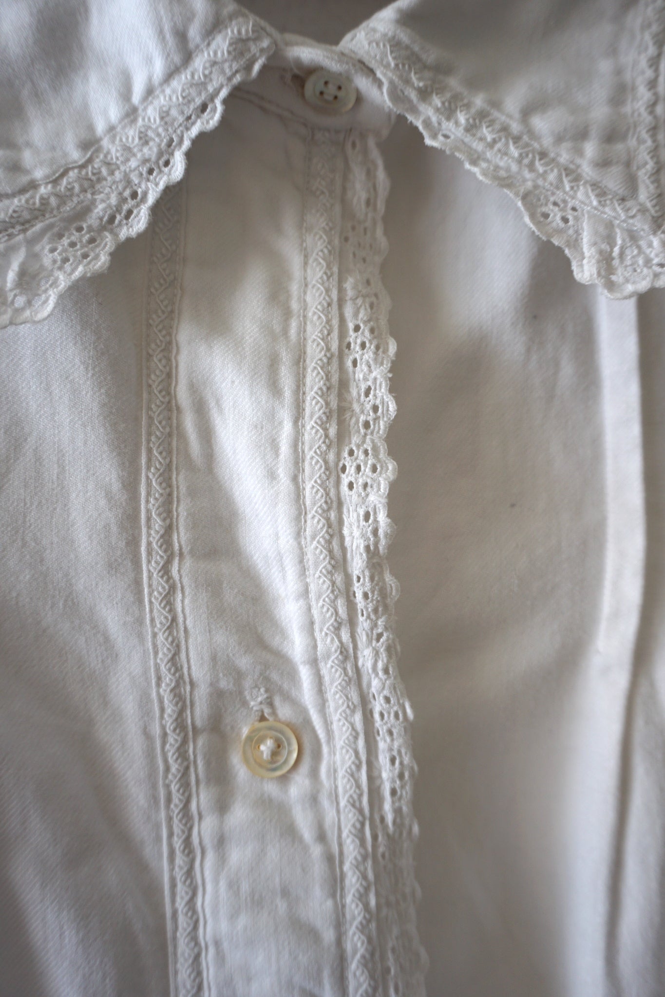 Antique French Cotton Blouse