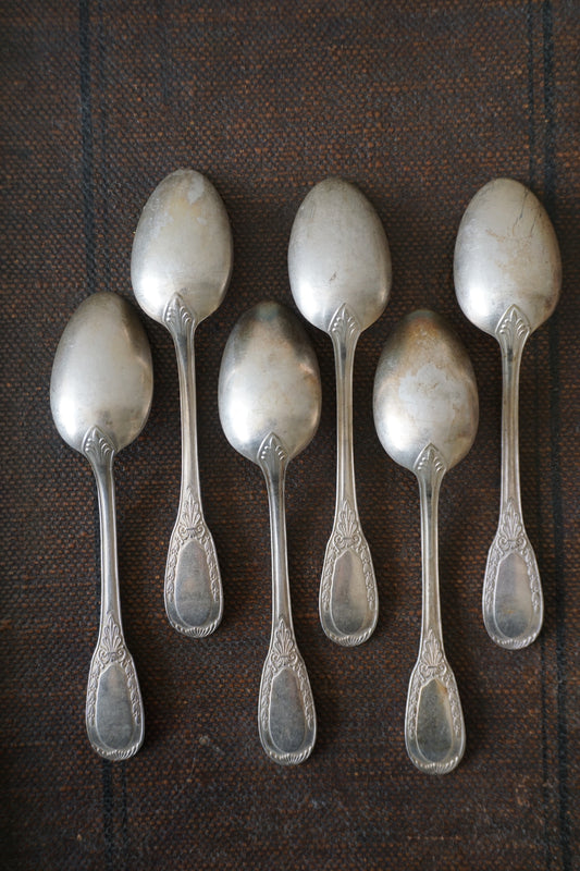 Antique French Silver Teaspoons