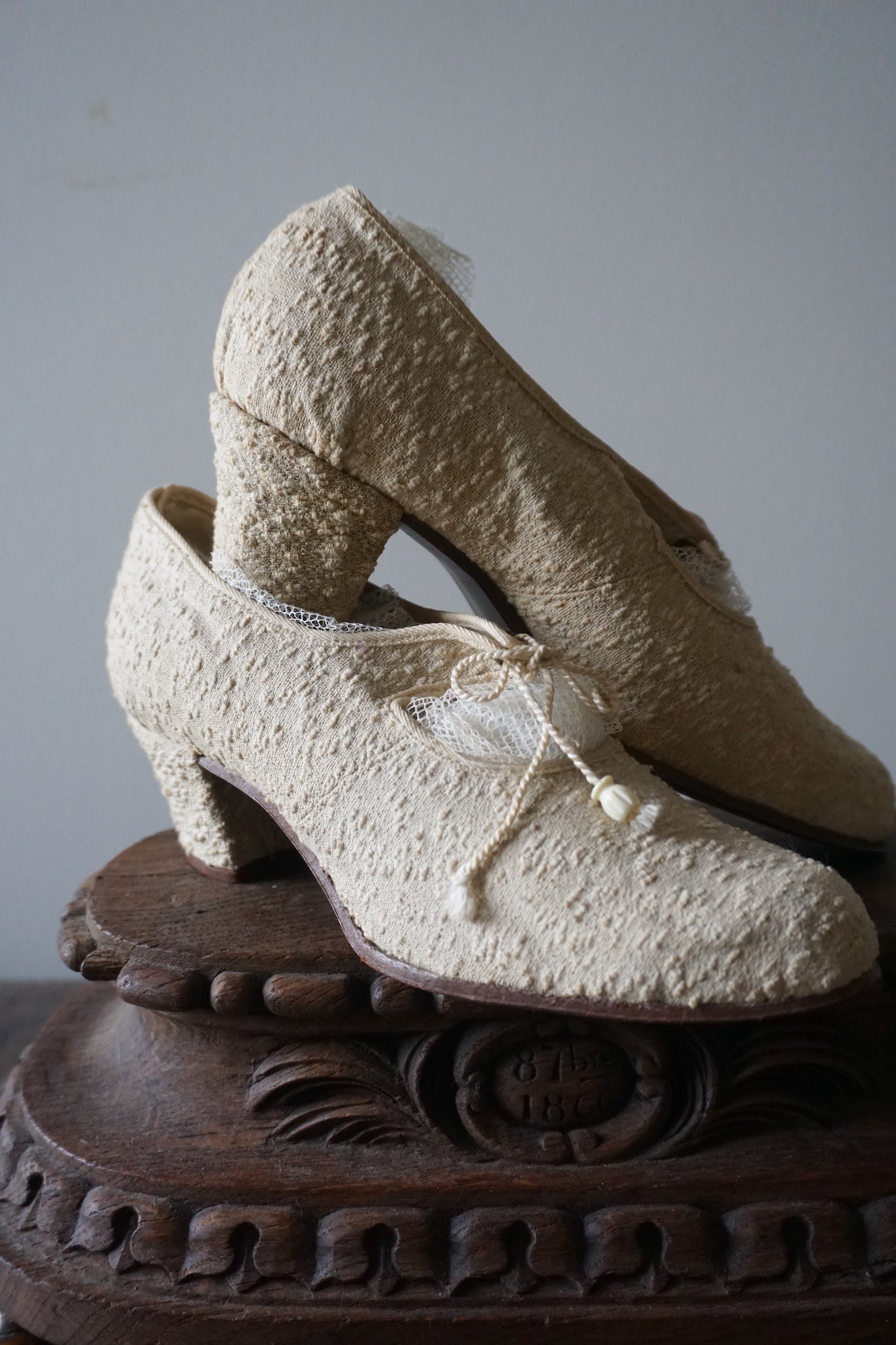 Antique French 1920s Ladies Shoes