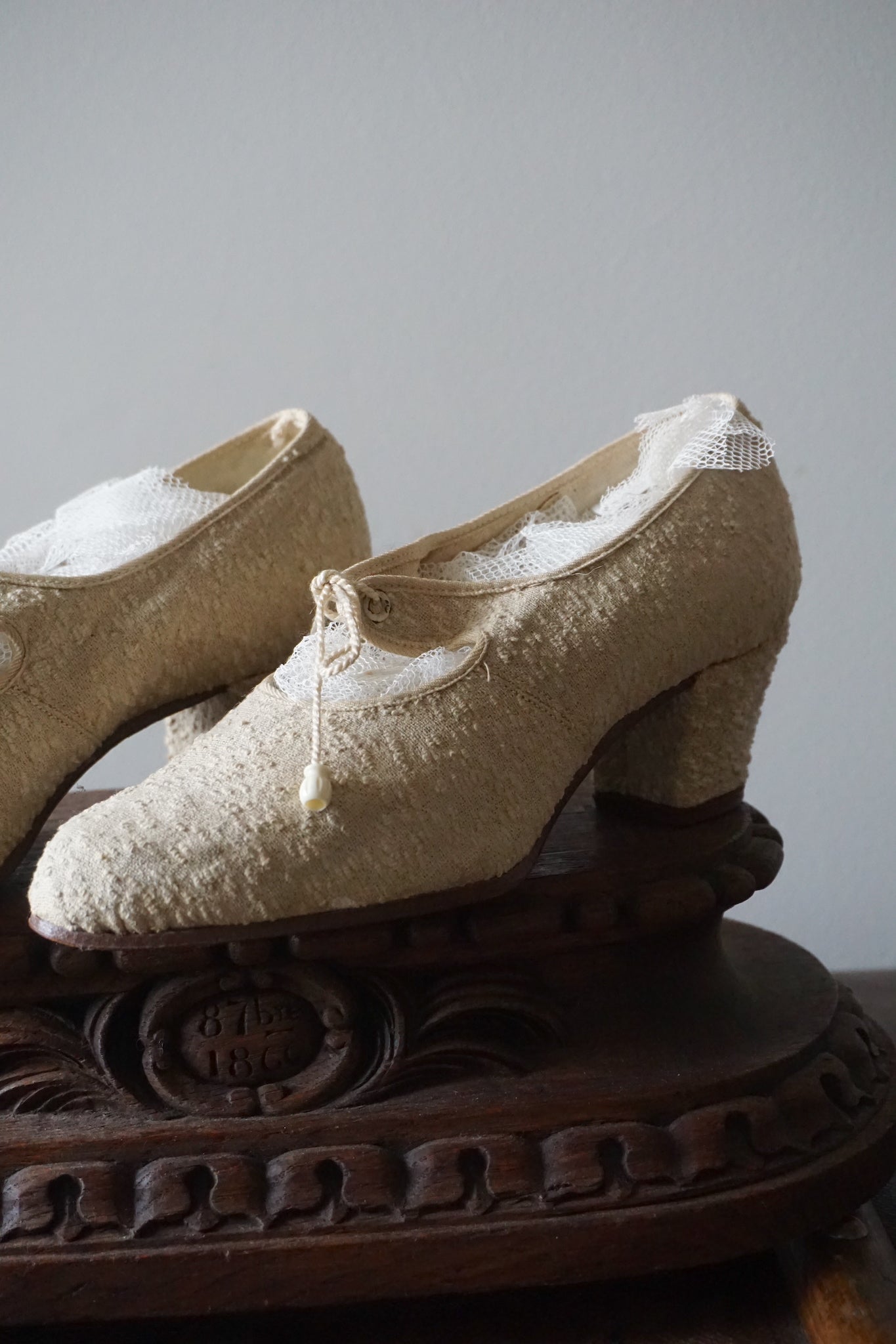 Antique French 1920s Ladies Shoes